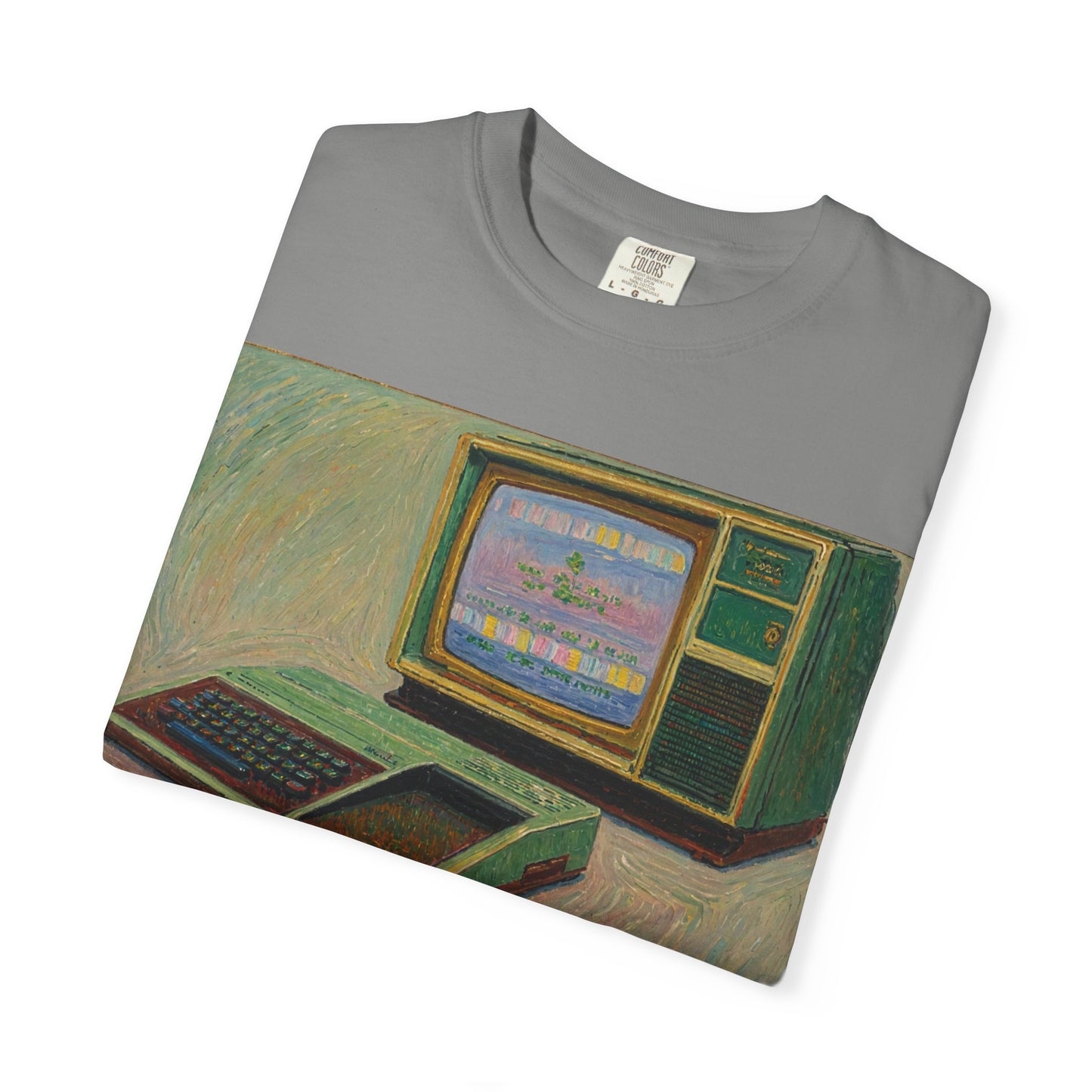 TI 99/4A Home Computer T-Shirt | Oil Art 2 | Ideal for tech enthusiasts and collectors