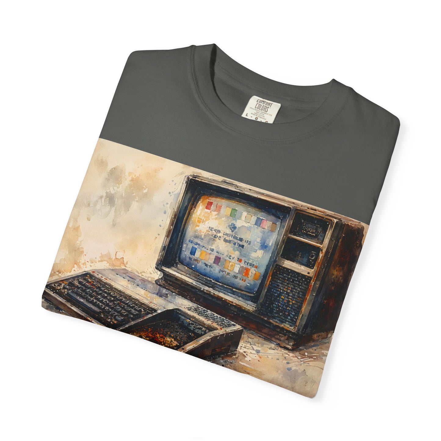 TI 99/4A Home Computer T-Shirt | Oil Art Color | Ideal for tech enthusiasts and collectors