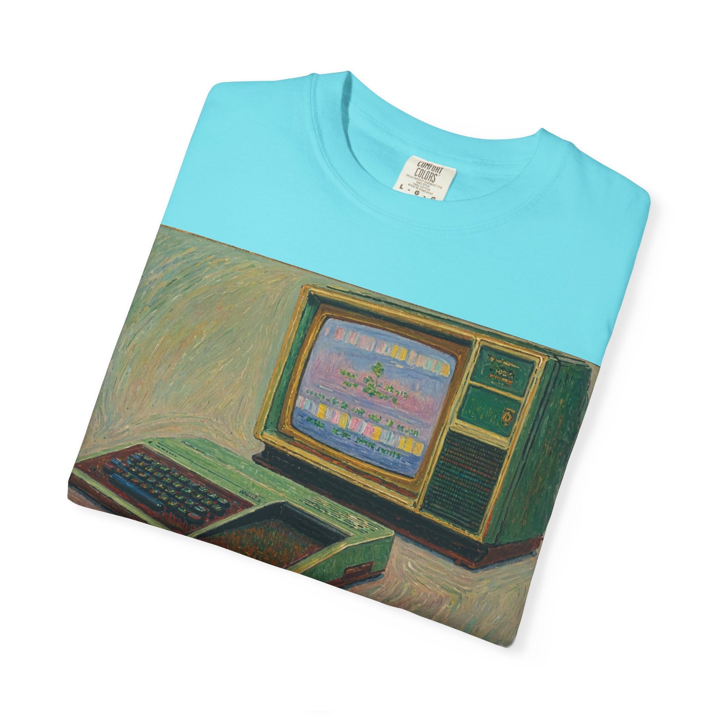 TI 99/4A Home Computer T-Shirt | Oil Art 2 | Ideal for tech enthusiasts and collectors