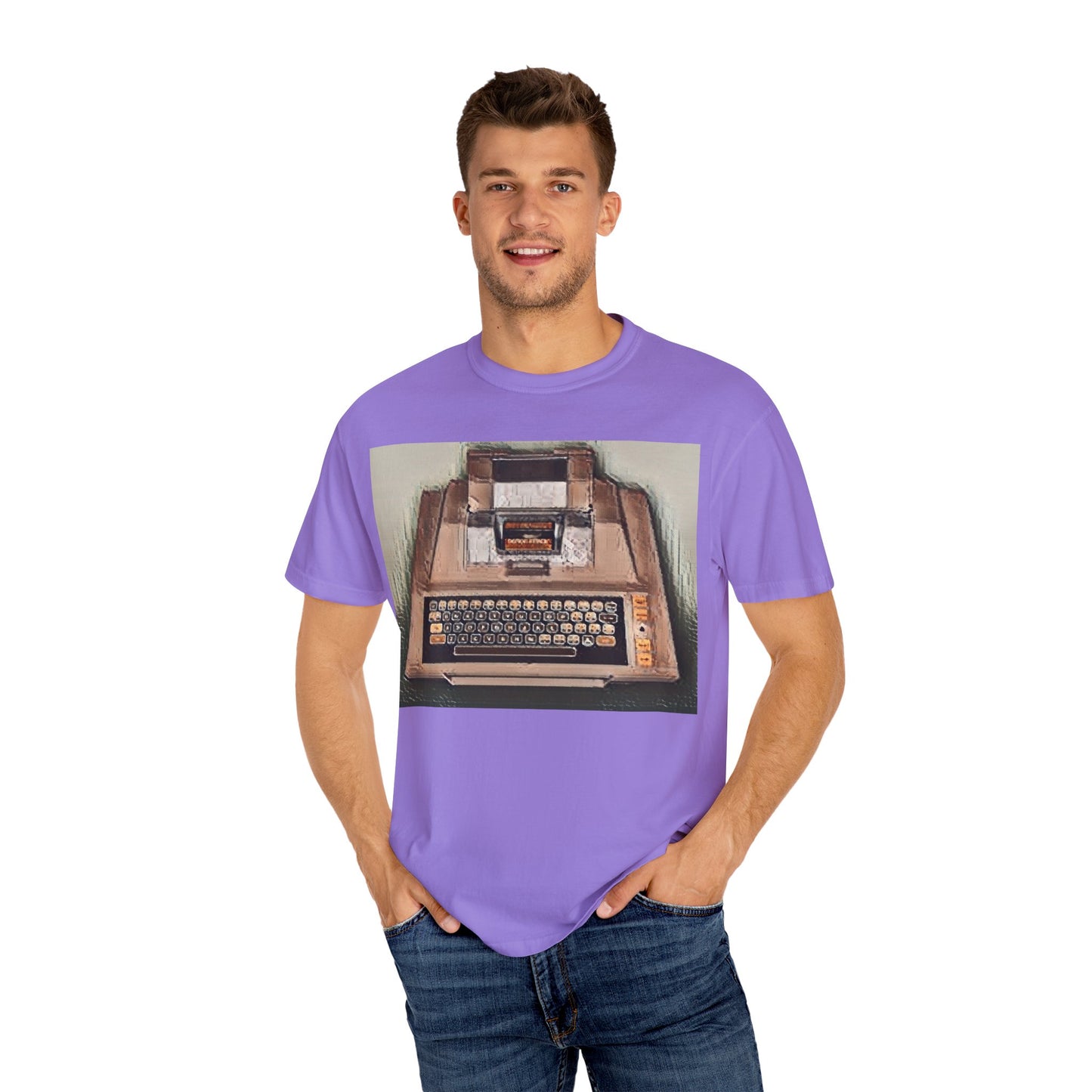 Classic 8 Bit Home Entertainment System T-Shirt in Print Art Color | Ideal for tech enthusiasts and collectors