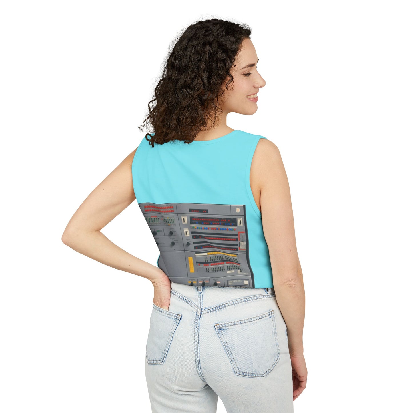 Mainframe Inspired #2 Tank Top | Unisex Retro Graphic Tee for Tech Lovers, Summer Fashion, Gift for Nerds, Festival Wear, 80s Style