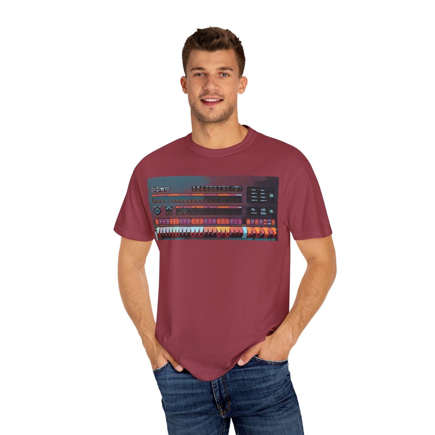 Classic Mini Computer T-Shirt - Print Art Color