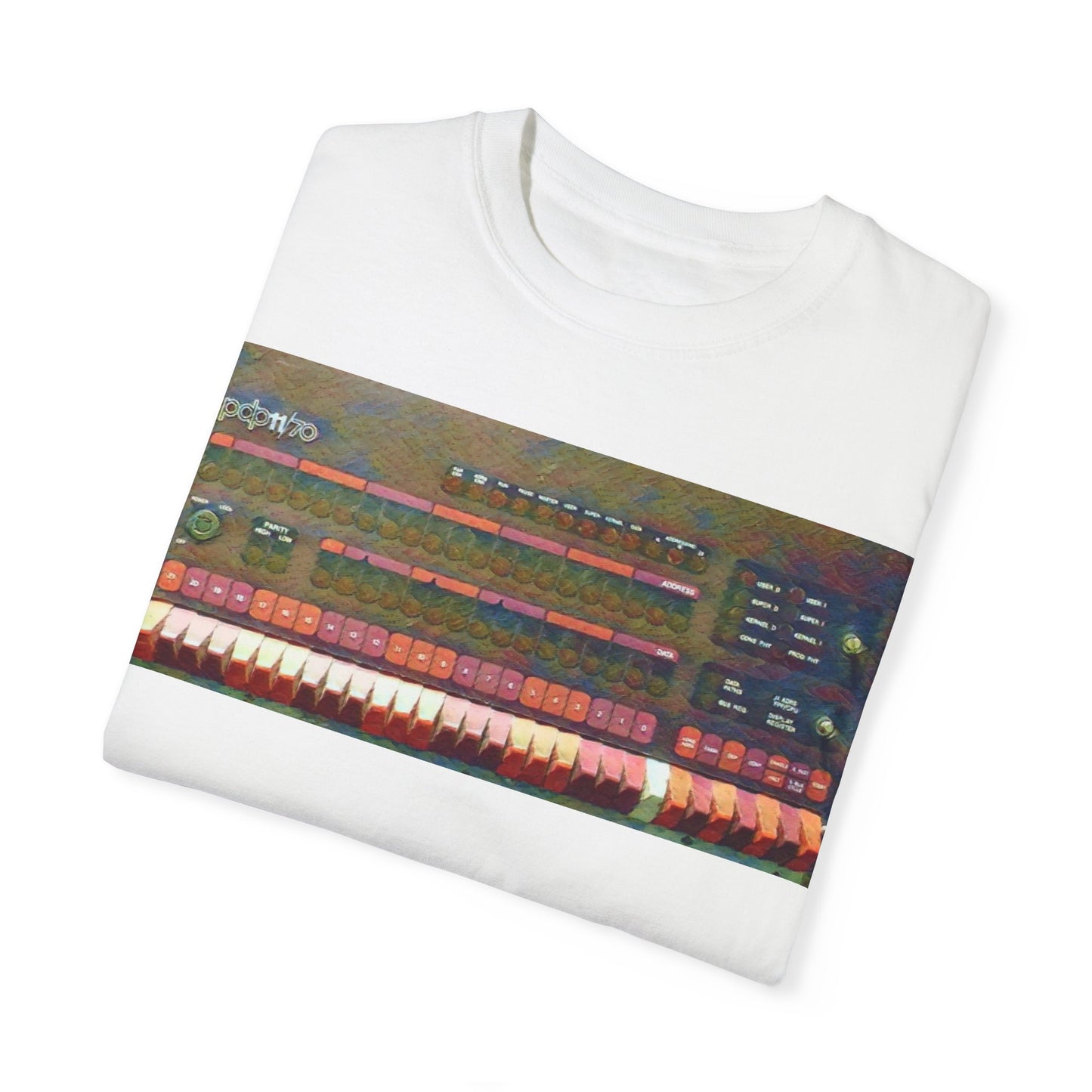Classic Mini Computer T-Shirt - Paint Art Color