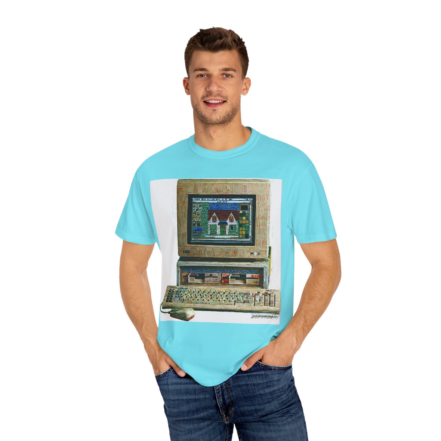 Classic business machine inspired T-Shirt | Oil Paint Art | Ideal for tech enthusiasts and collectors