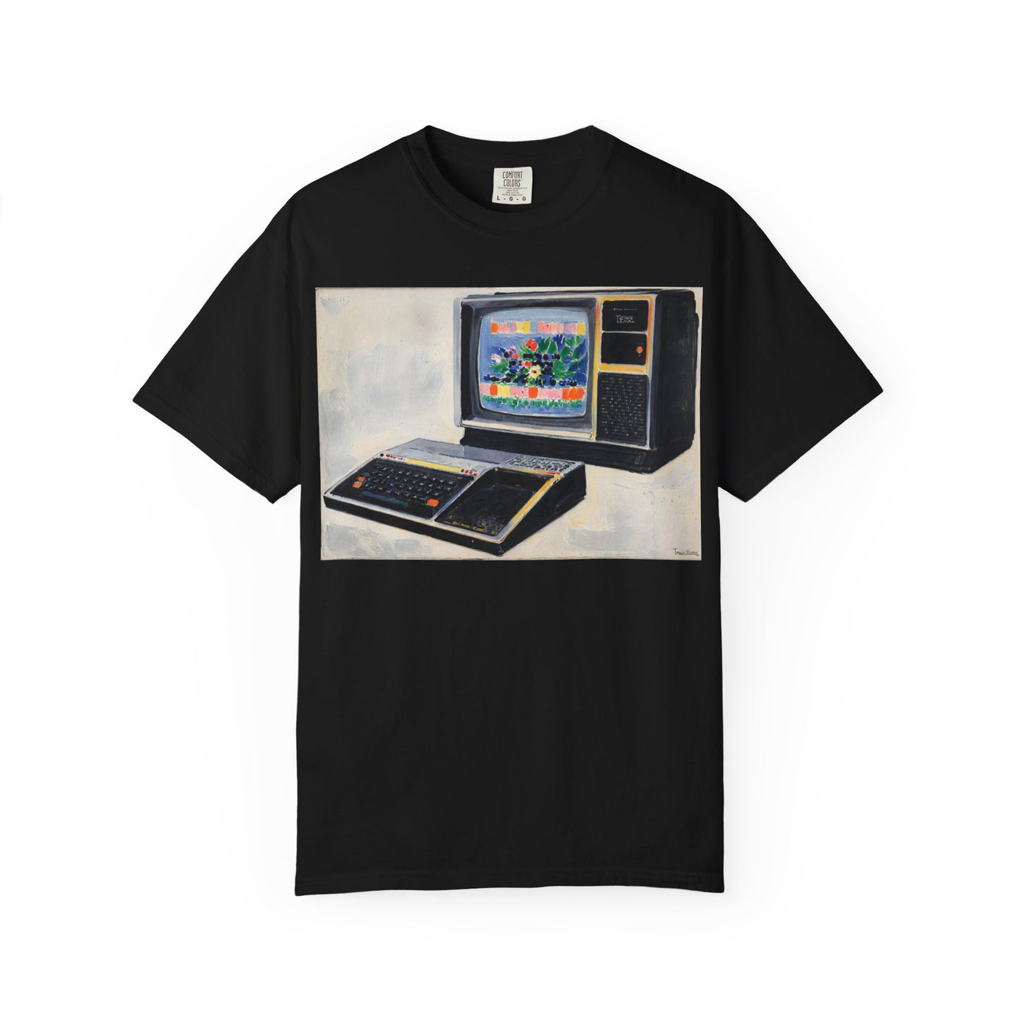 TI 99/4A Home Computer T-Shirt | Canvas Art Color | Ideal for tech enthusiasts and collectors