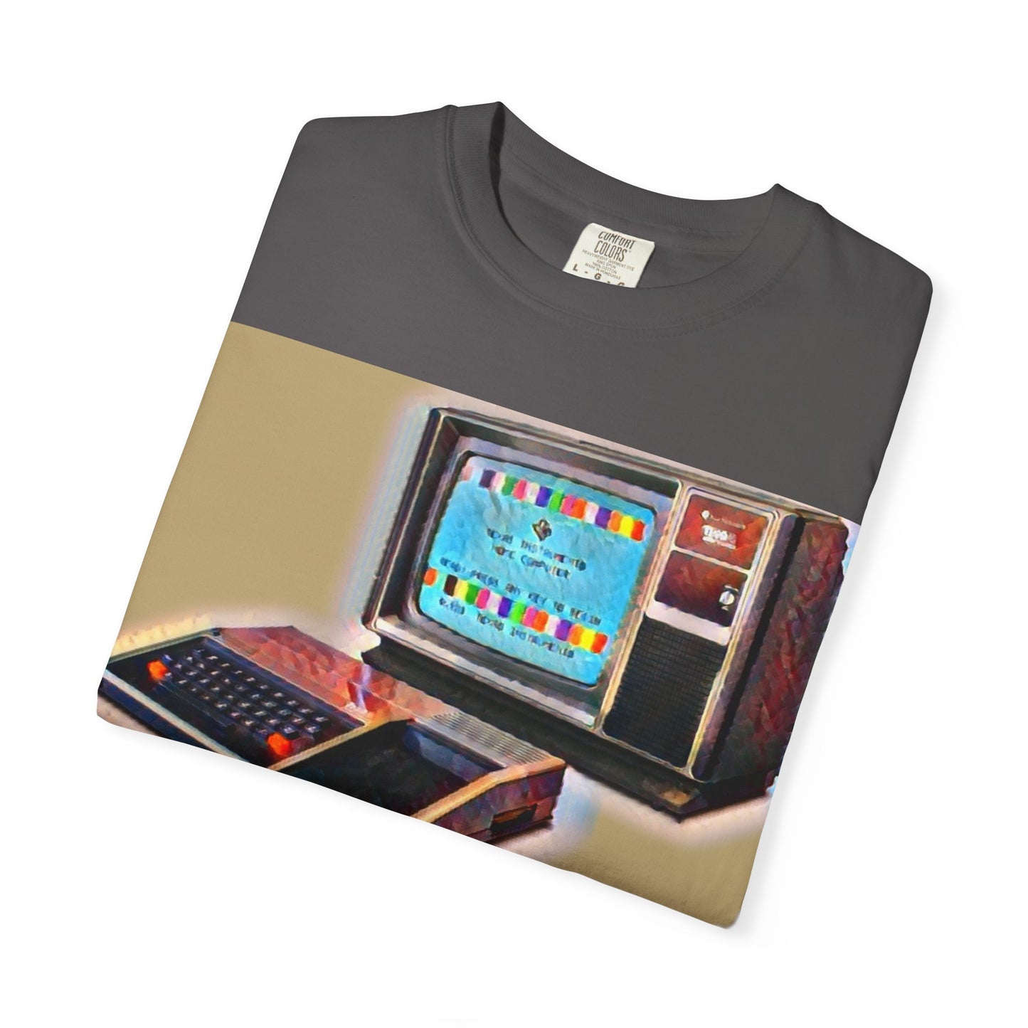 TI 99/4A Home Computer T-Shirt | Water Art Color | Ideal for tech enthusiasts and collectors