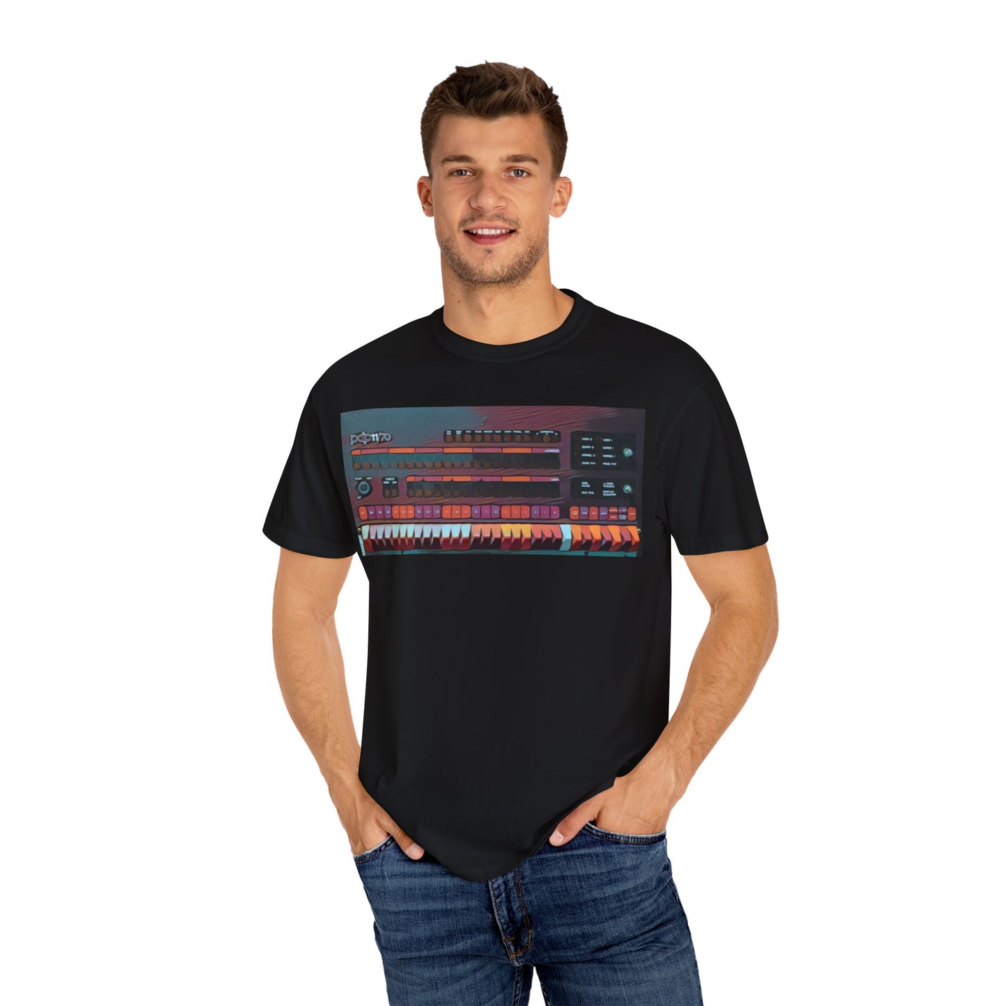 Classic Mini Computer T-Shirt - Print Art Color