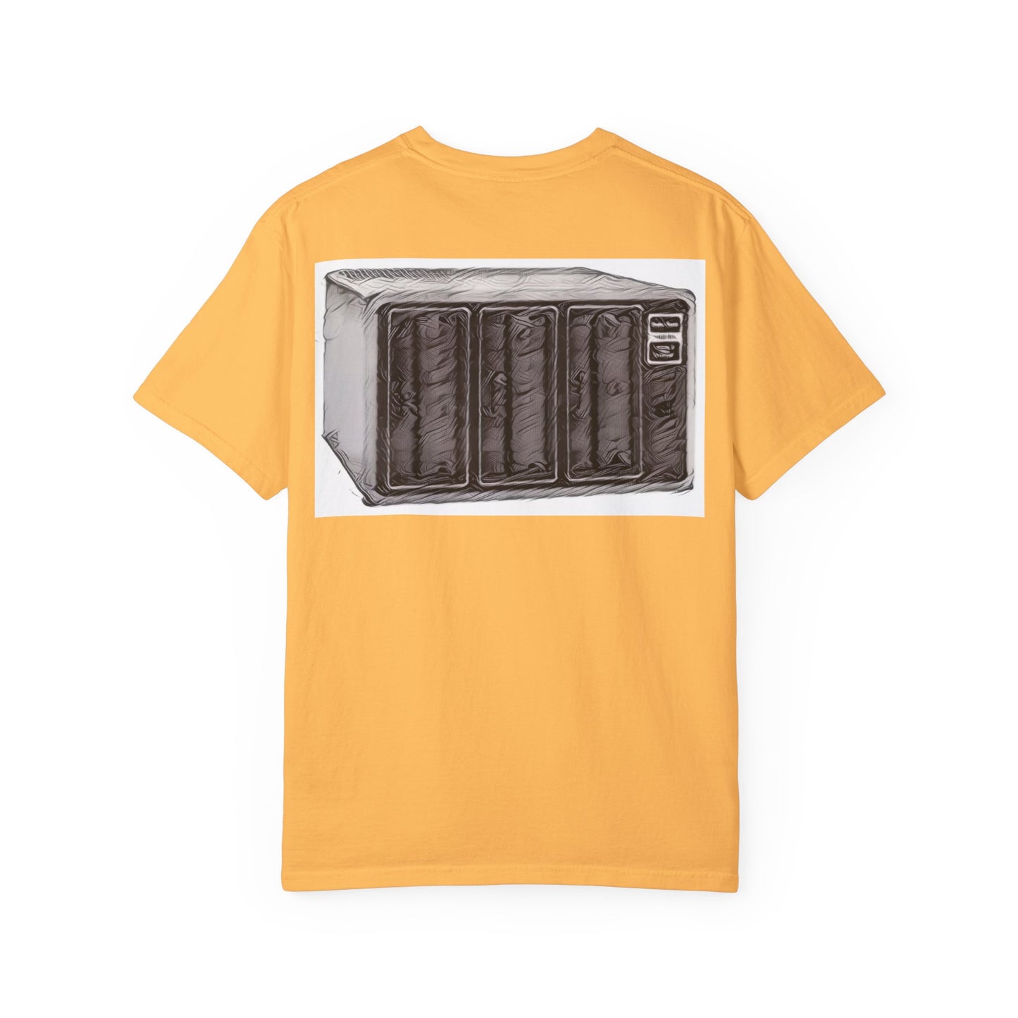 Classic Business Machine With Floppy Disk Bay T-Shirt - Ink Art Monochrome