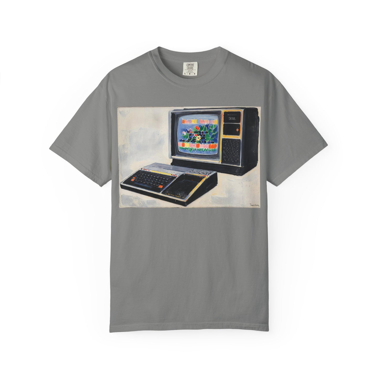 TI 99/4A Home Computer T-Shirt | Canvas Art Color | Ideal for tech enthusiasts and collectors