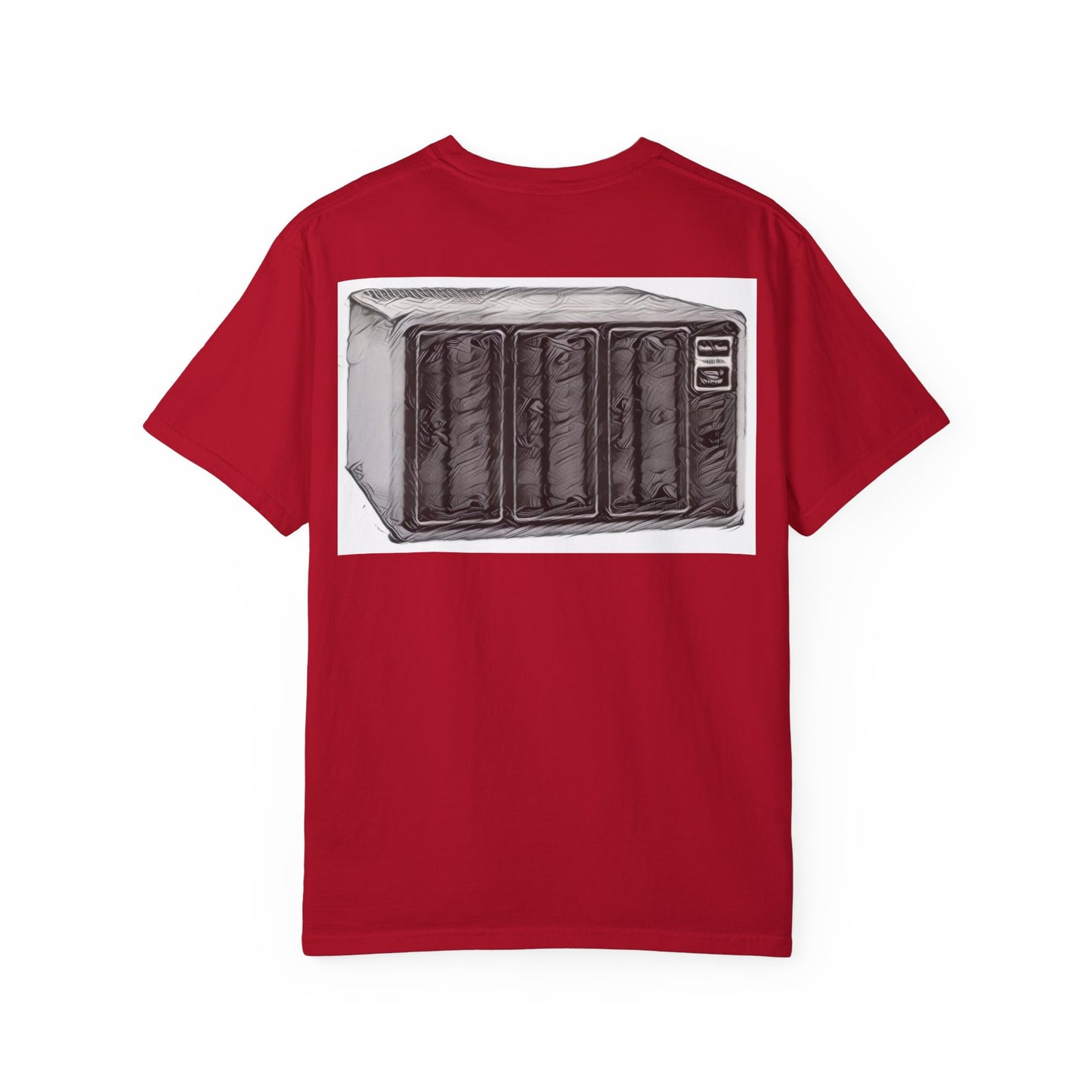 Classic Business Machine With Floppy Disk Bay T-Shirt - Ink Art Monochrome