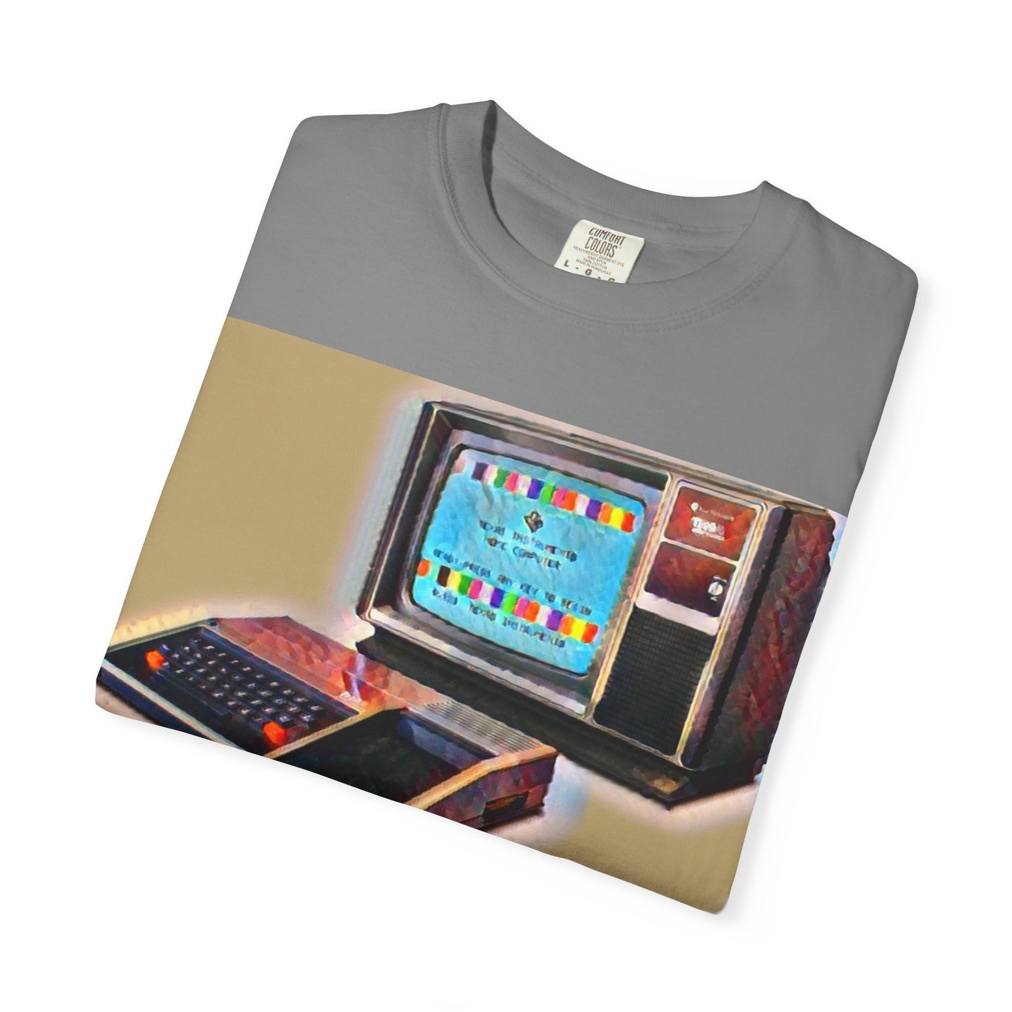 TI 99/4A Home Computer T-Shirt | Water Art Color | Ideal for tech enthusiasts and collectors