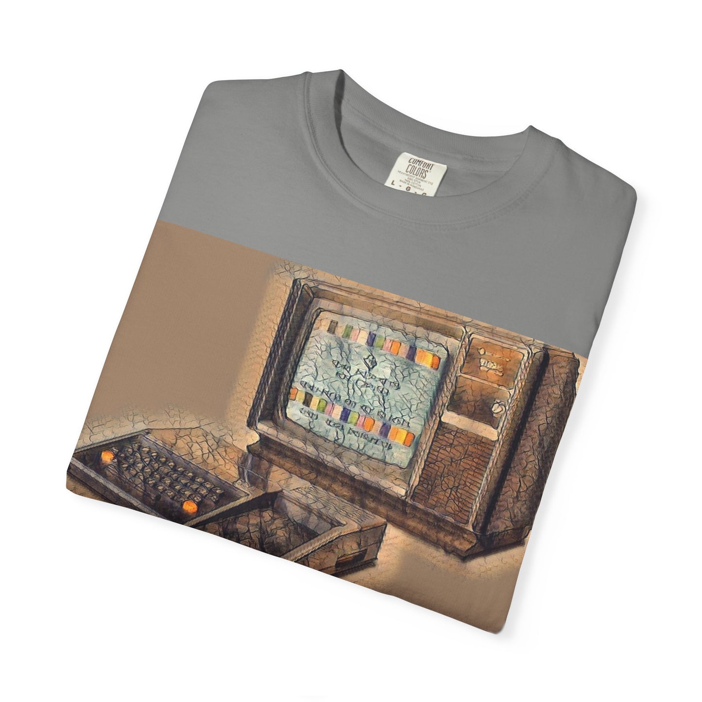 TI 99/4A Home Computer T-Shirt | Sepia/Color Art | Ideal for tech enthusiasts and collectors