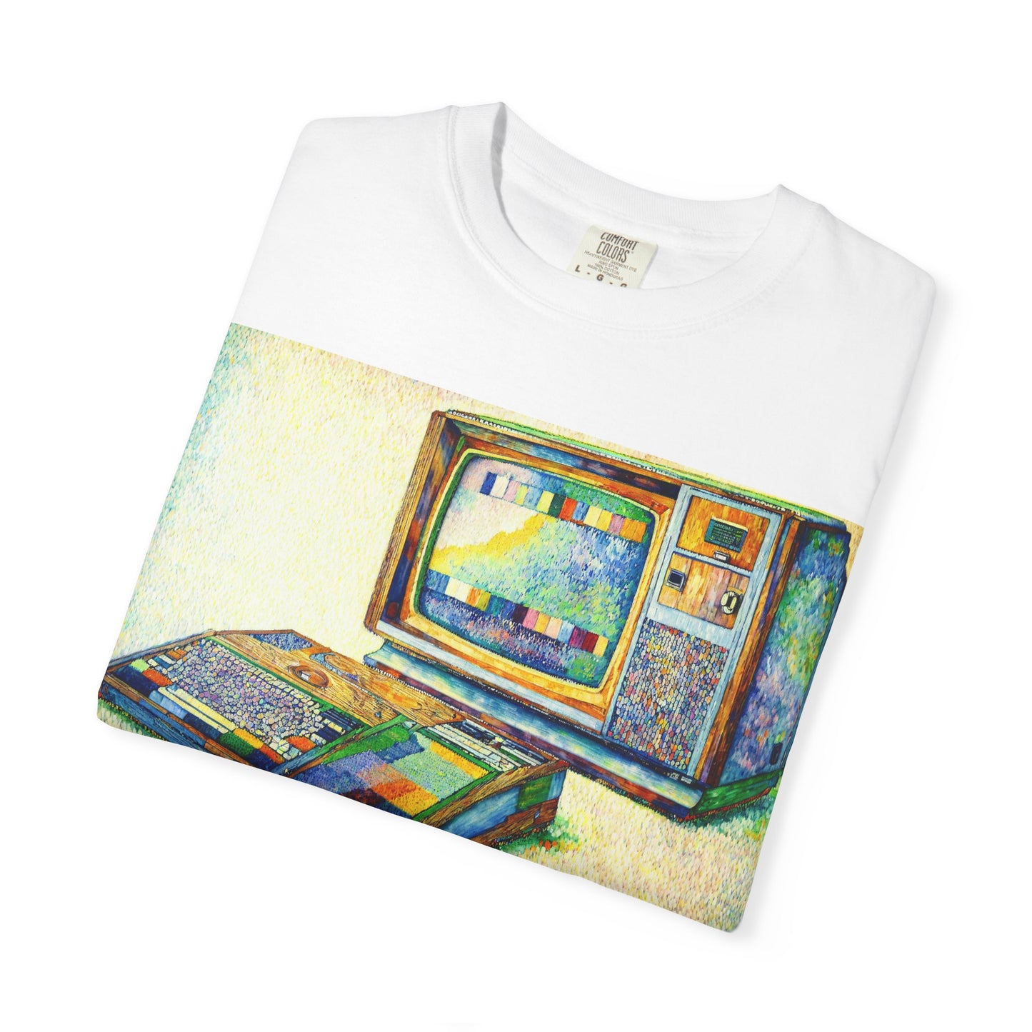TI 99/4A Home Computer T-Shirt | Pixel Art Color | Ideal for tech enthusiasts and collectors