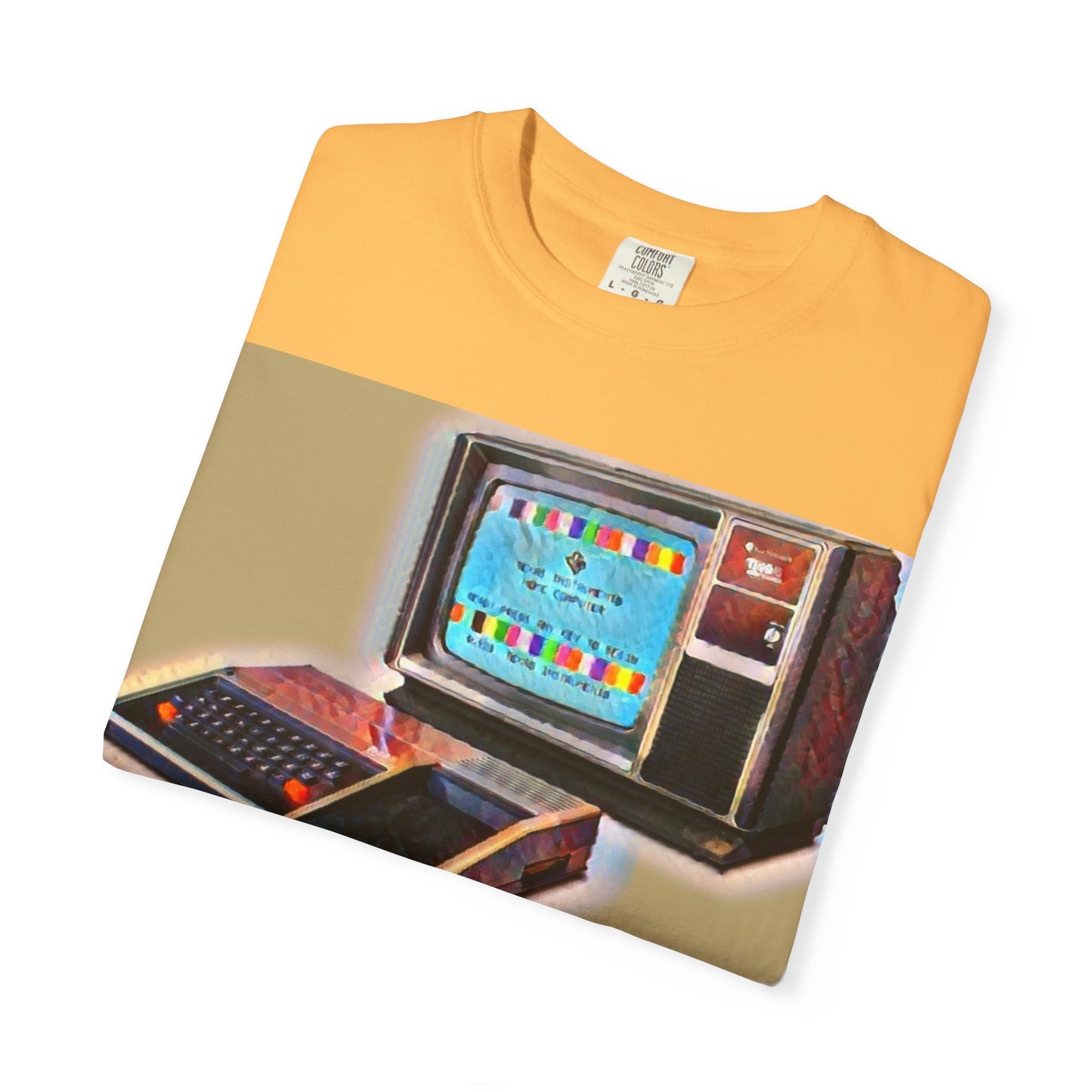 TI 99/4A Home Computer T-Shirt | Water Art Color | Ideal for tech enthusiasts and collectors