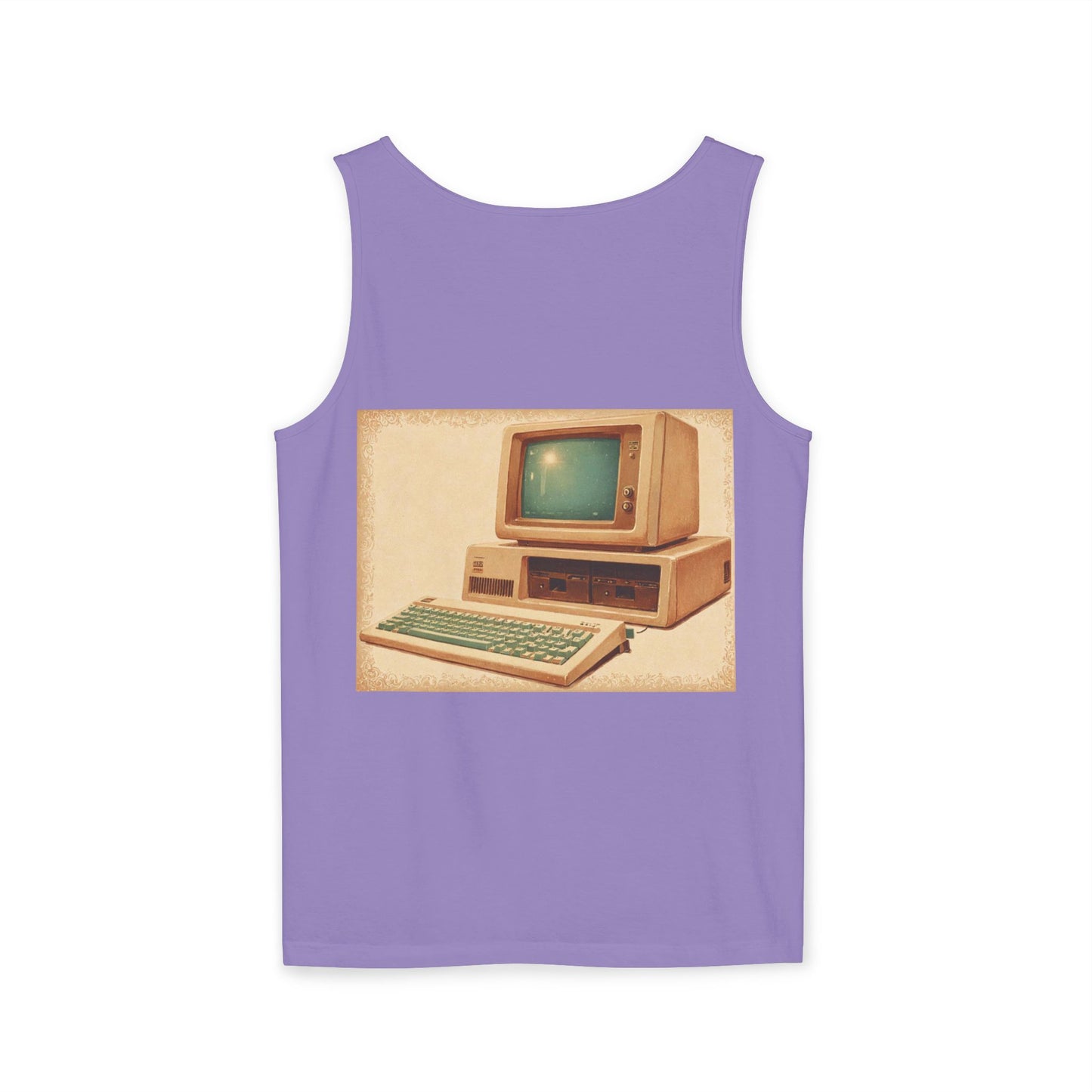 Classic PC Tank Top | Unisex Retro Graphic Tee for Tech Lovers, Summer Fashion, Gift for Nerds, Festival Wear, 80s Style