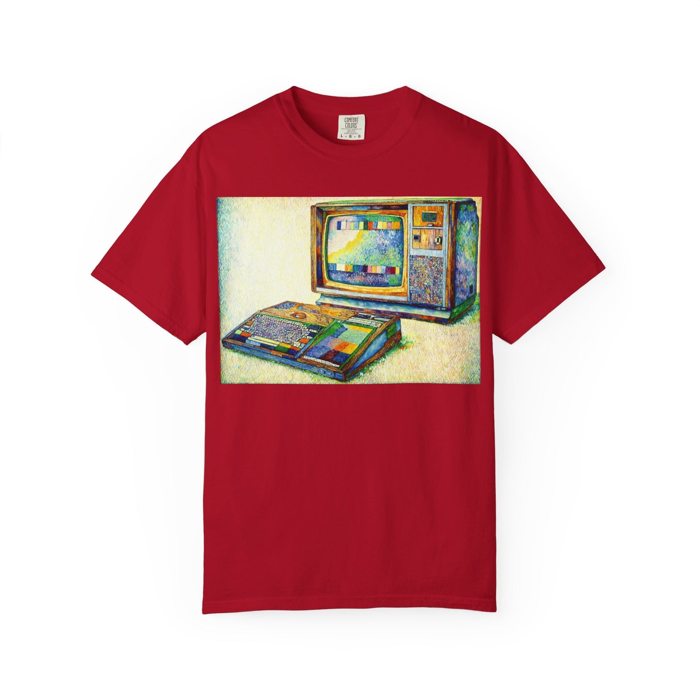 TI 99/4A Home Computer T-Shirt | Pixel Art Color | Ideal for tech enthusiasts and collectors