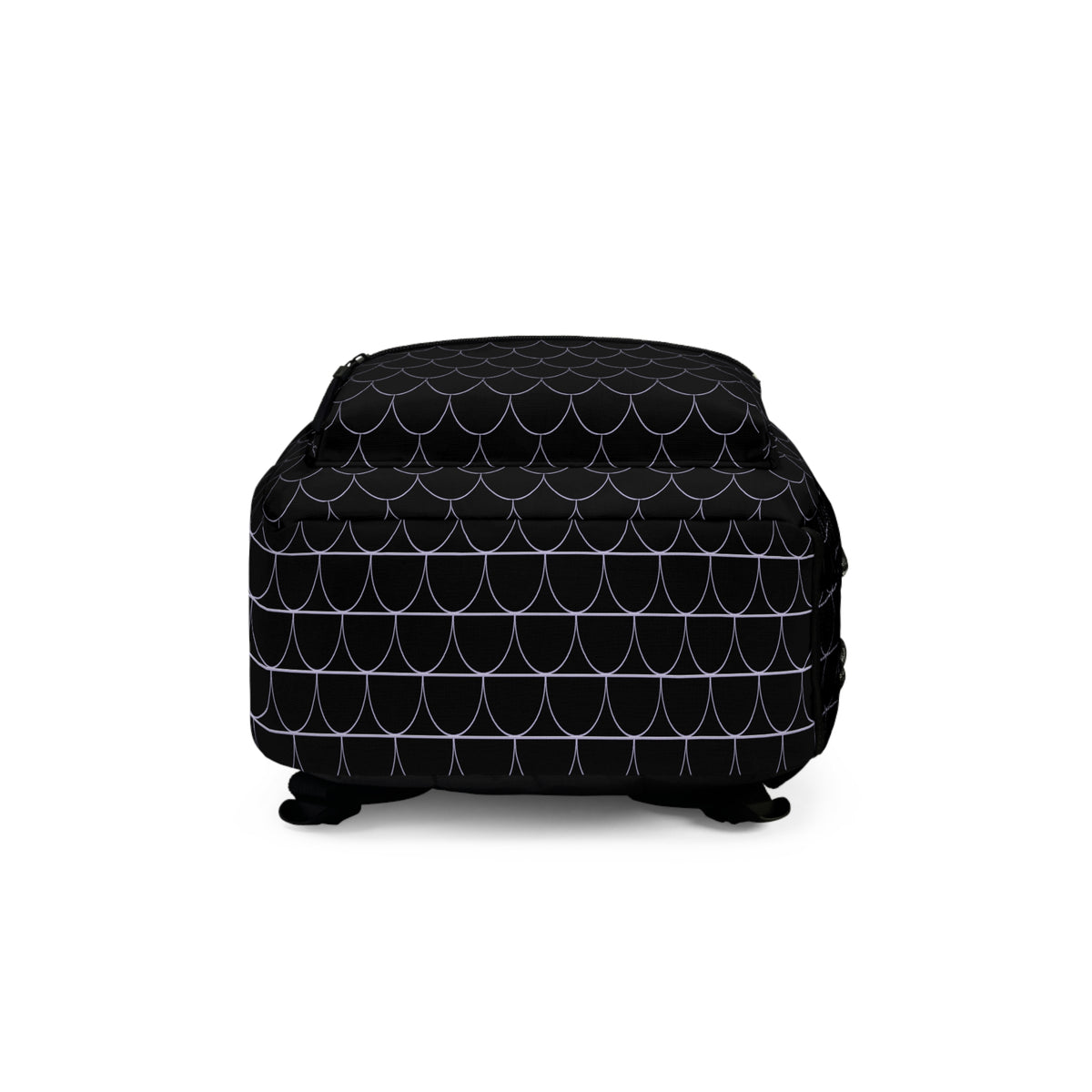 Semi Parabola Pattern Backpack - plain violet