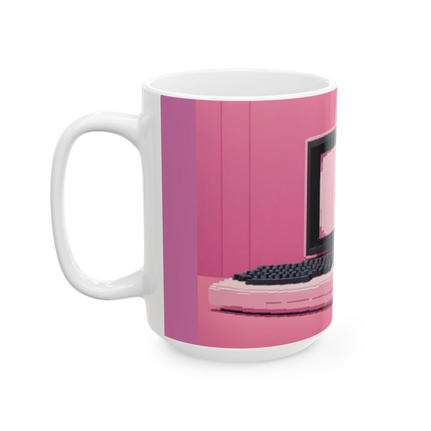 Classic 8 Bit Home Computer Mug | Pixel Art Color | Perfect for Tech Lovers