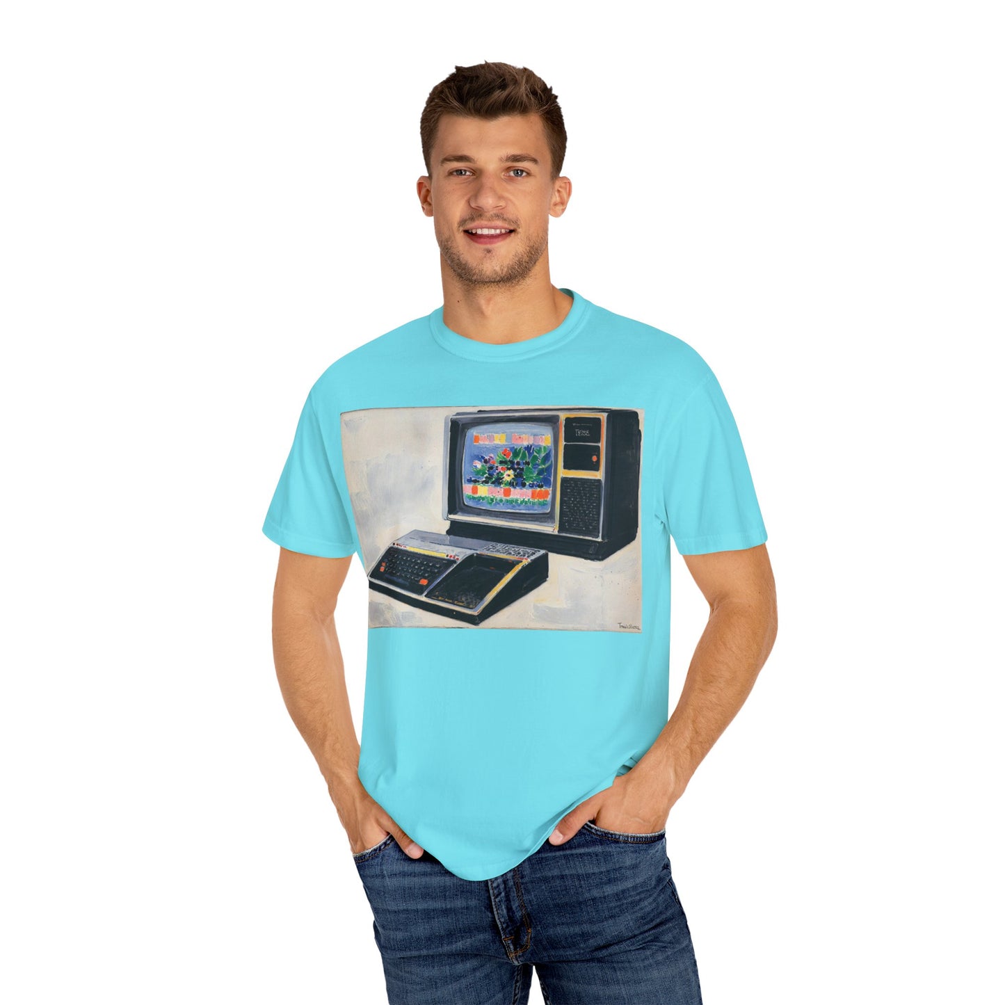 TI 99/4A Home Computer T-Shirt | Canvas Art Color | Ideal for tech enthusiasts and collectors