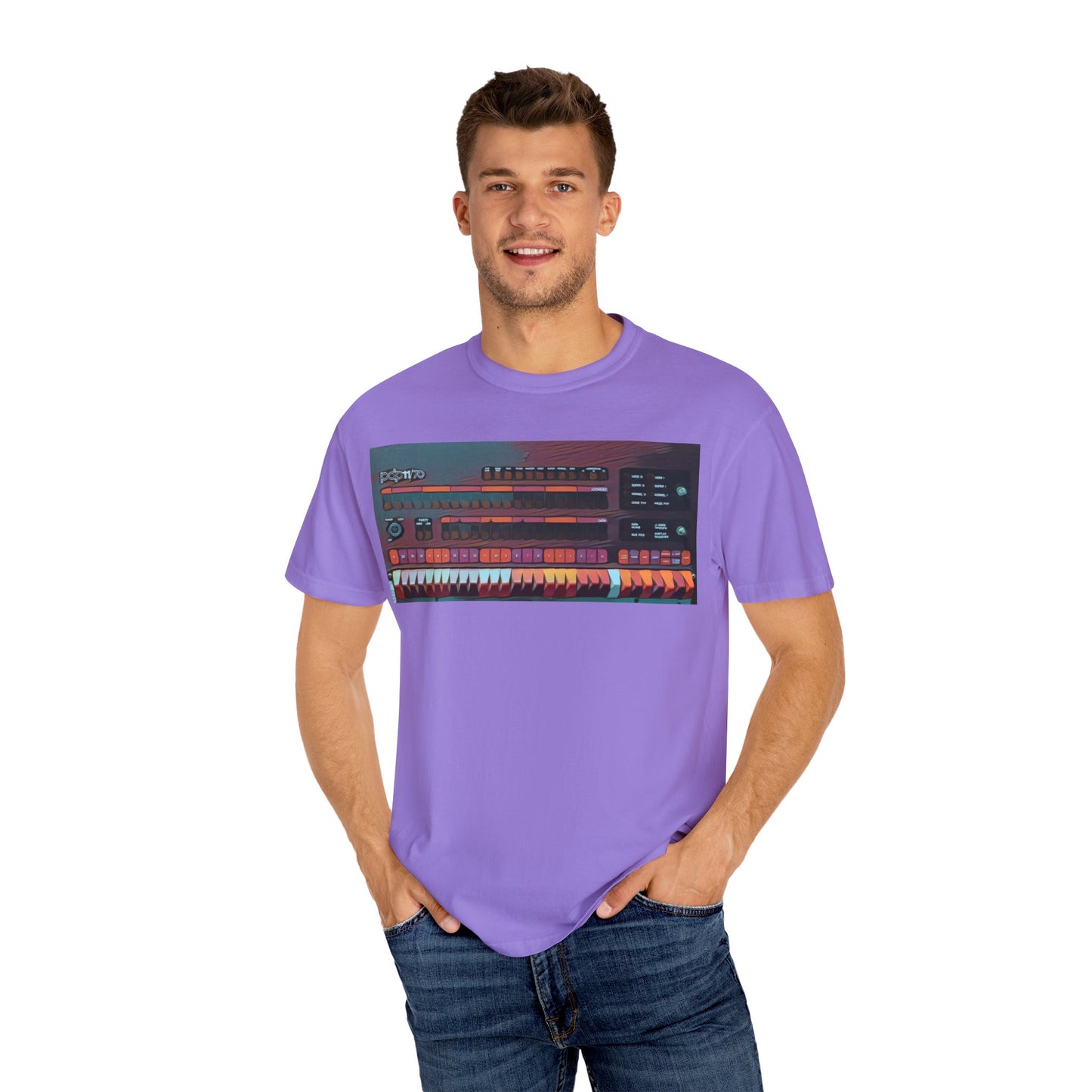 Classic Mini Computer T-Shirt - Print Art Color