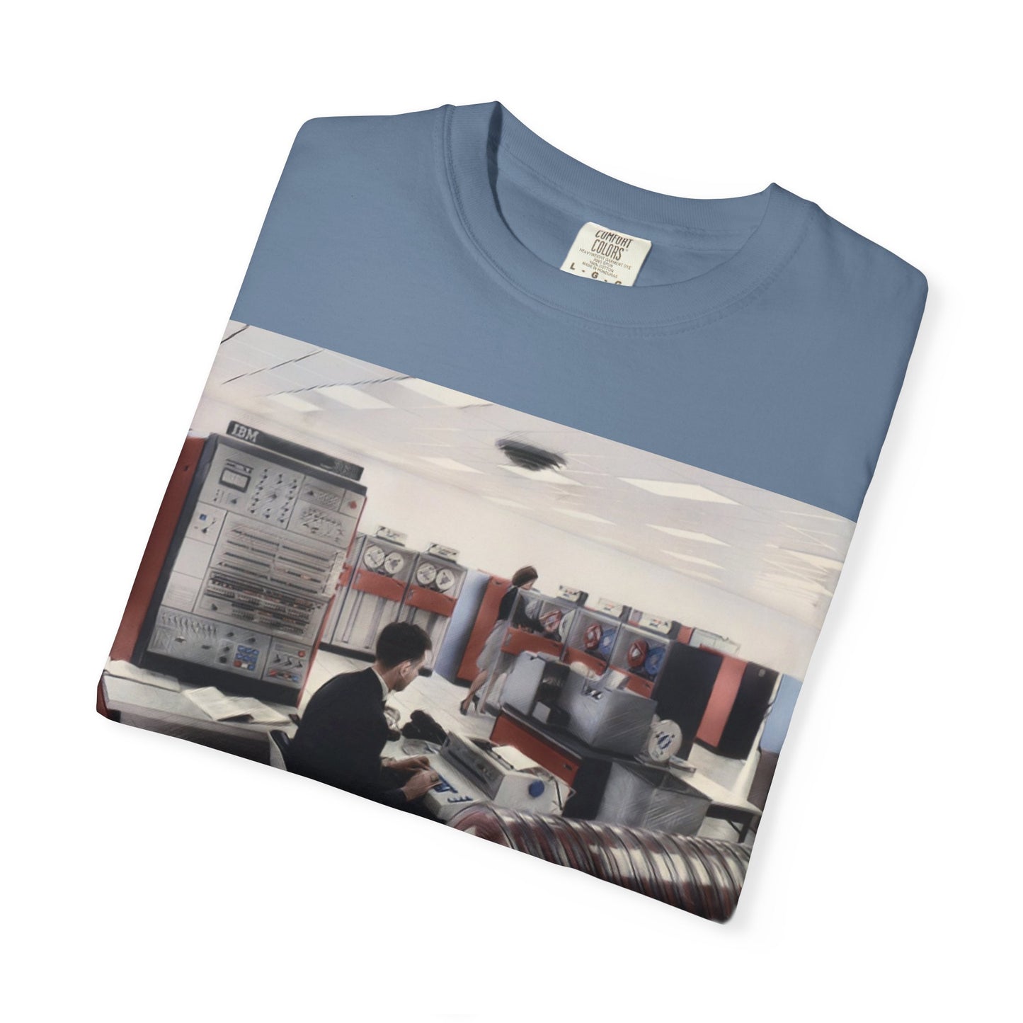 Classic Mainframe Computer T-Shirt - Ink Art Color