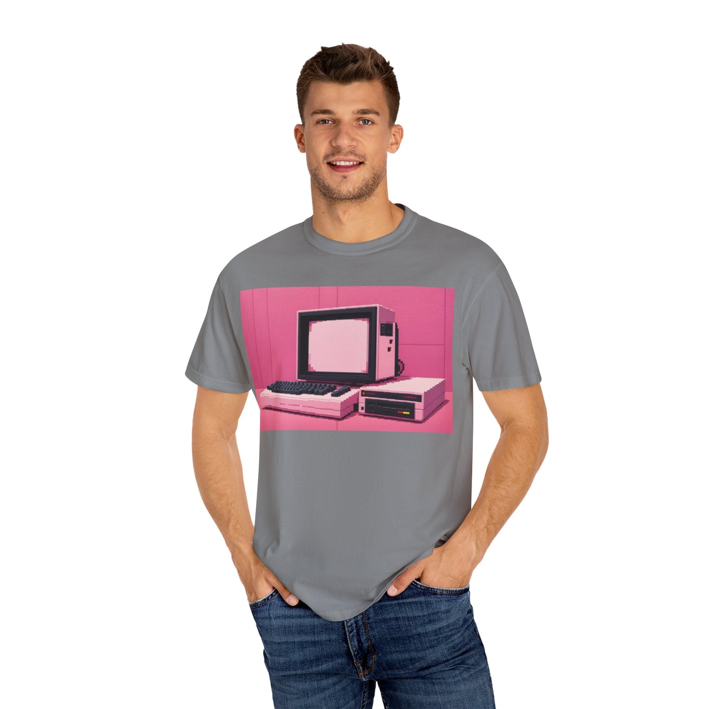 Classic 8 Bit Home Entertainment System T-Shirt | Pixel Art Color | Ideal for tech enthusiasts and collectors