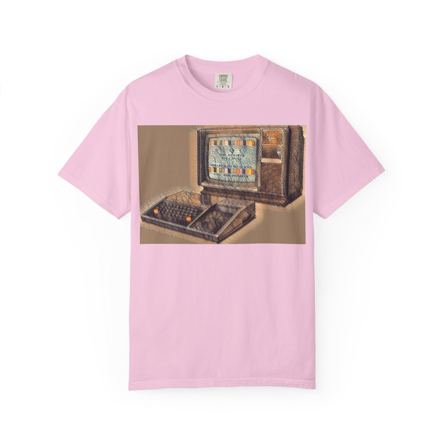 TI 99/4A Home Computer T-Shirt | Sepia/Color Art | Ideal for tech enthusiasts and collectors