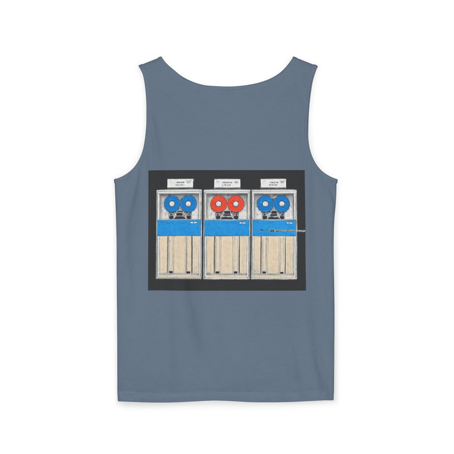 Mainframe Inspired Tank Top | Unisex Retro Graphic Tee for Tech Lovers, Summer Fashion, Gift for Nerds, Festival Wear, 80s Style