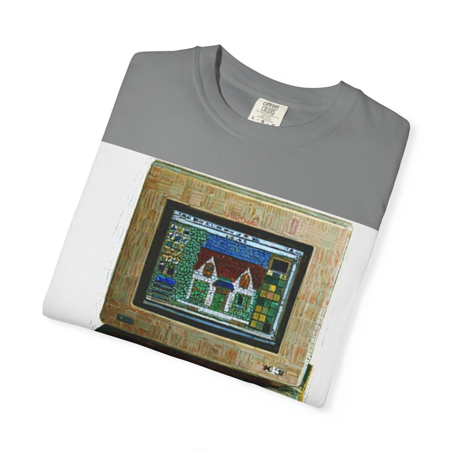 Classic business machine inspired T-Shirt | Oil Paint Art | Ideal for tech enthusiasts and collectors