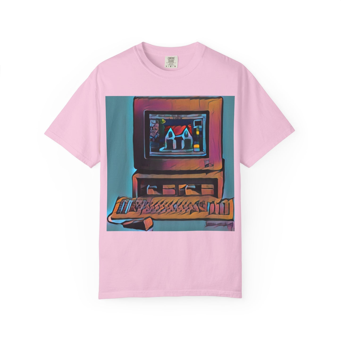Classic business machine inspired T-Shirt | Color Print Art | Ideal for tech enthusiasts and collectors
