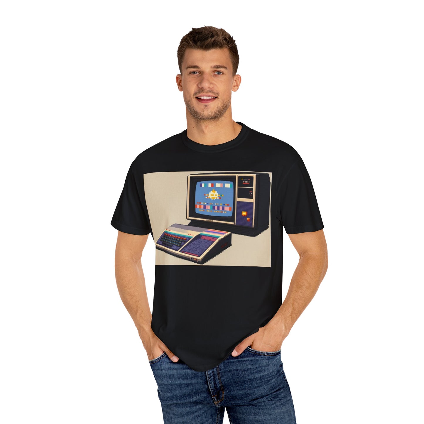 TI 99/4A Home Computer T-Shirt | Pixel Art 2 | Ideal for tech enthusiasts and collectors