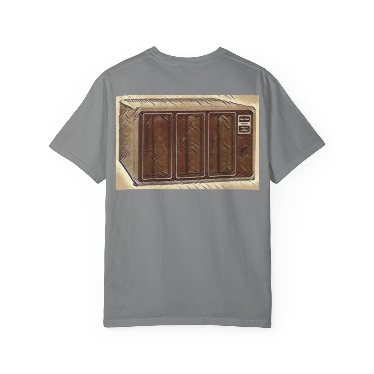 Classic Business Machine With Floppy Disk Bay T-Shirt - Mixed Art Sepia