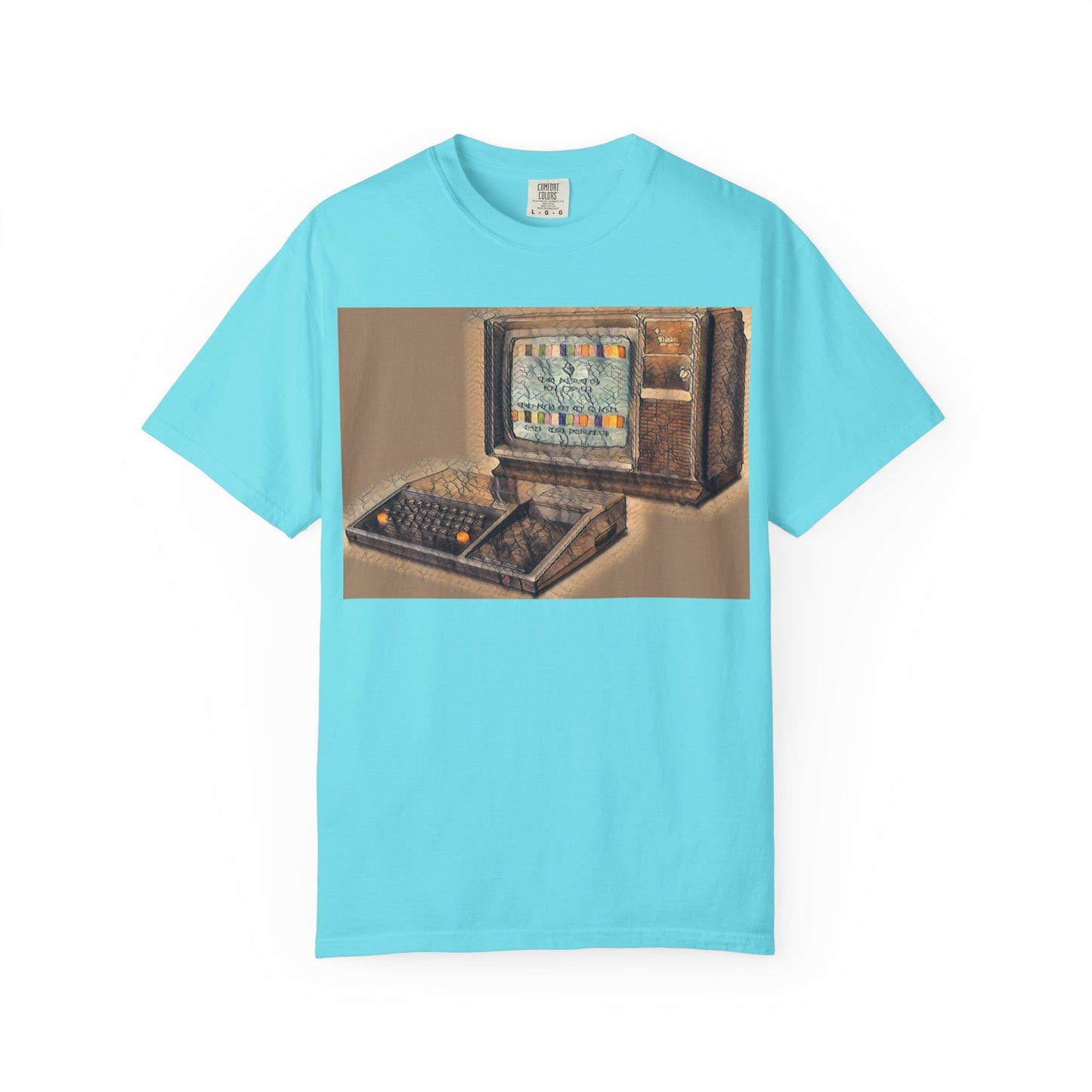 TI 99/4A Home Computer T-Shirt | Sepia/Color Art | Ideal for tech enthusiasts and collectors