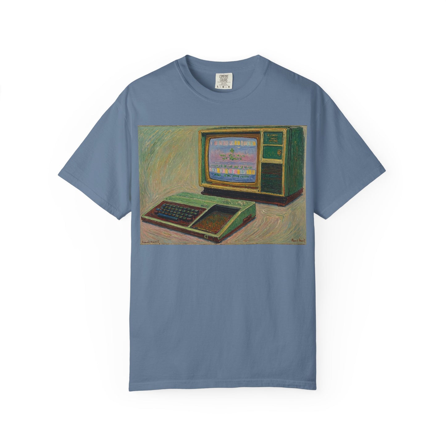 TI 99/4A Home Computer T-Shirt | Oil Art 2 | Ideal for tech enthusiasts and collectors