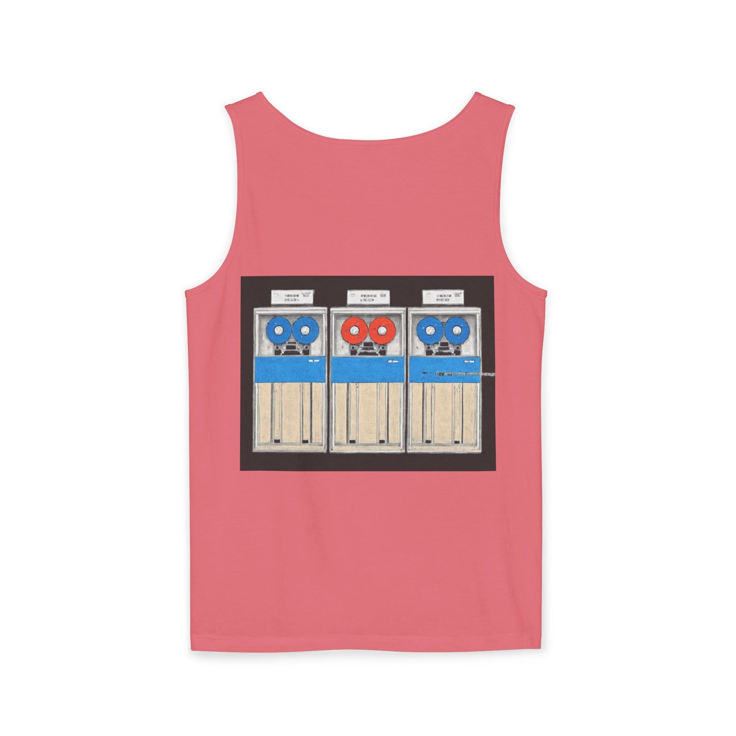 Mainframe Inspired Tank Top | Unisex Retro Graphic Tee for Tech Lovers, Summer Fashion, Gift for Nerds, Festival Wear, 80s Style