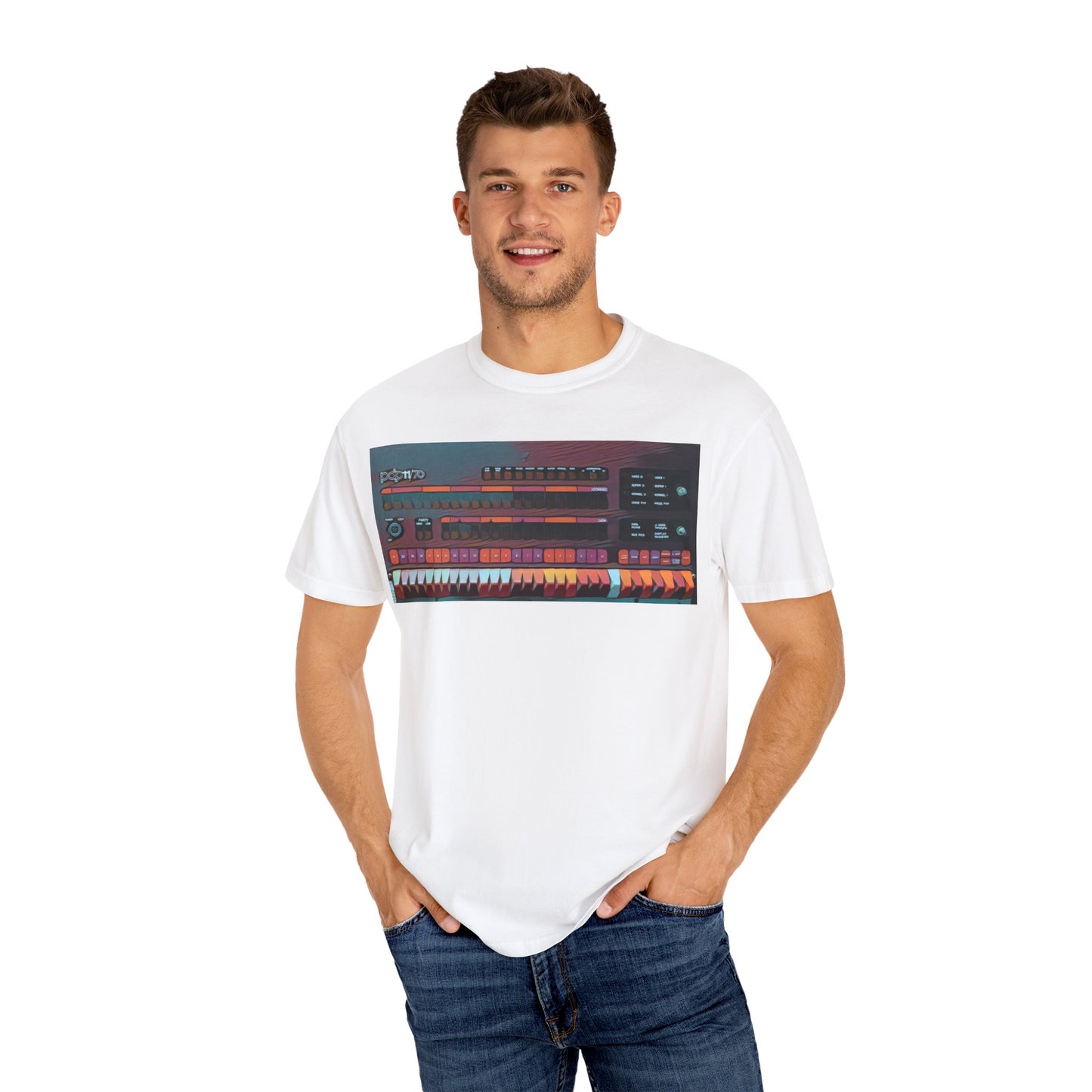 Classic Mini Computer T-Shirt - Print Art Color
