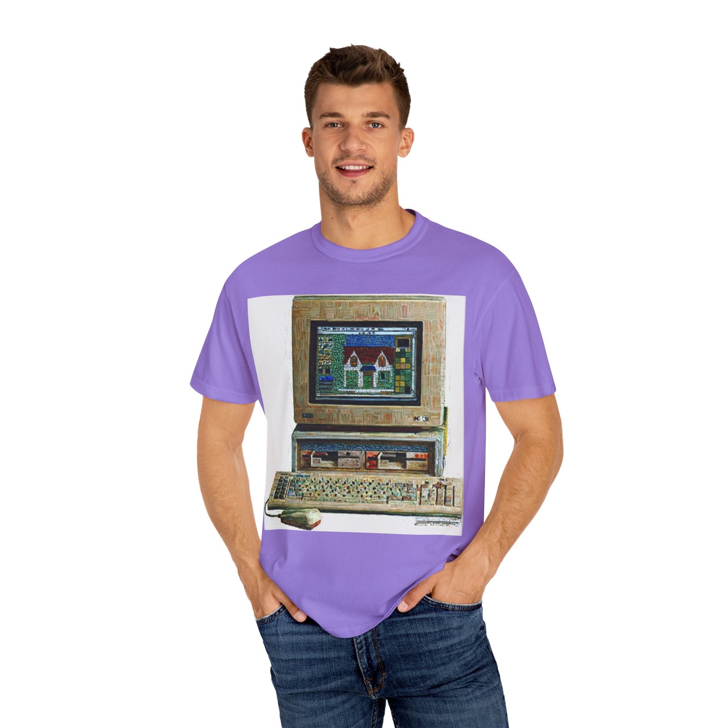 Classic business machine inspired T-Shirt | Oil Paint Art | Ideal for tech enthusiasts and collectors