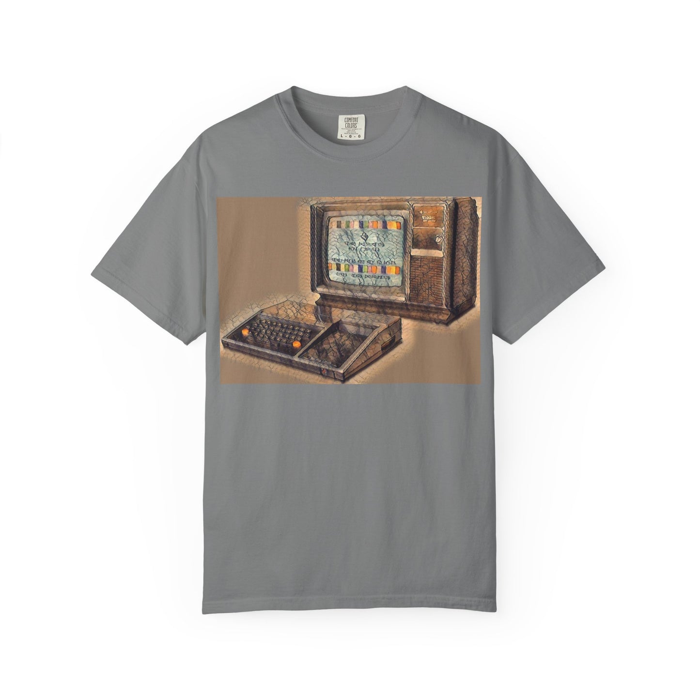 TI 99/4A Home Computer T-Shirt | Sepia/Color Art | Ideal for tech enthusiasts and collectors
