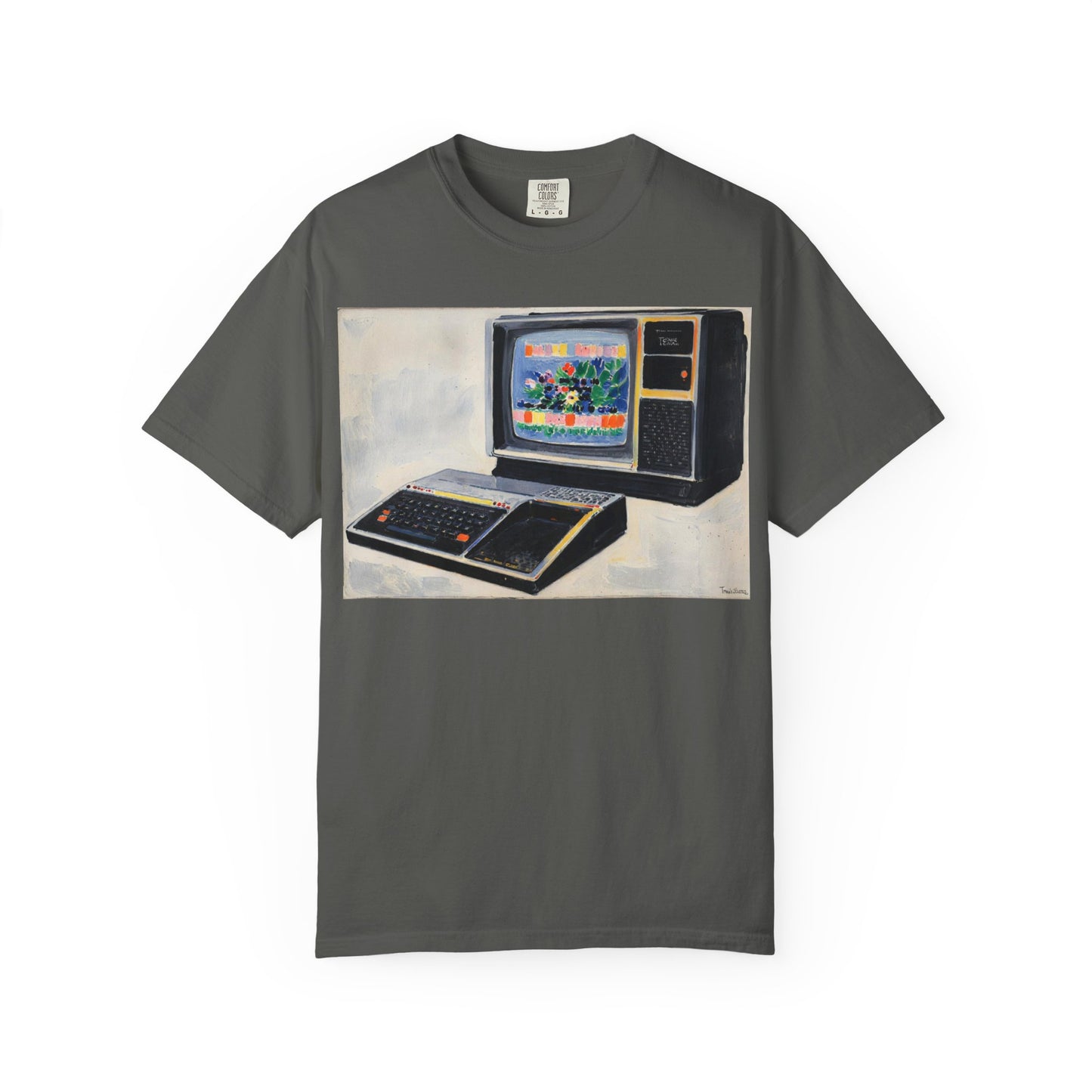 TI 99/4A Home Computer T-Shirt | Canvas Art Color | Ideal for tech enthusiasts and collectors