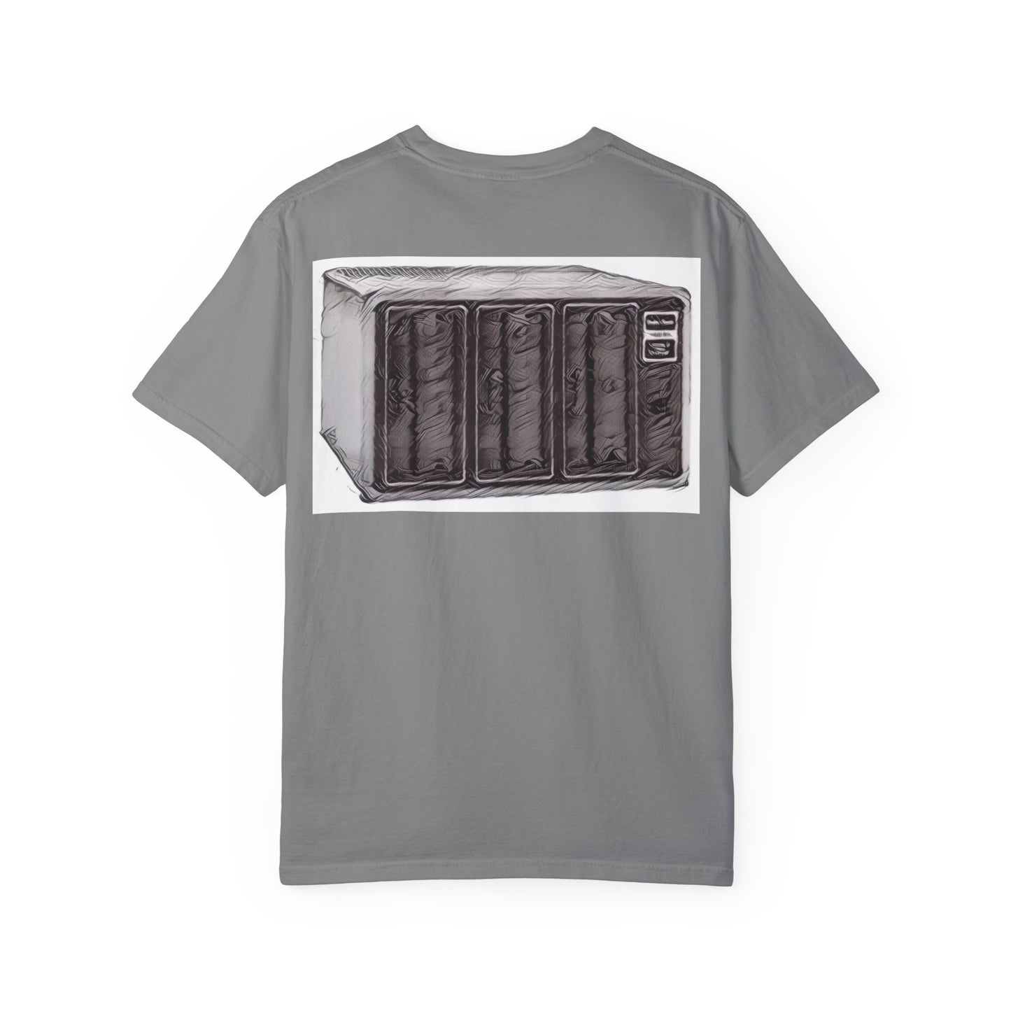 Classic Business Machine With Floppy Disk Bay T-Shirt - Ink Art Monochrome