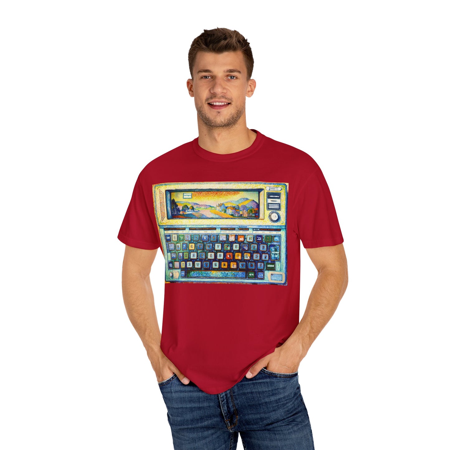 Classic Laptop PC T-Shirt - Paint Art Classic