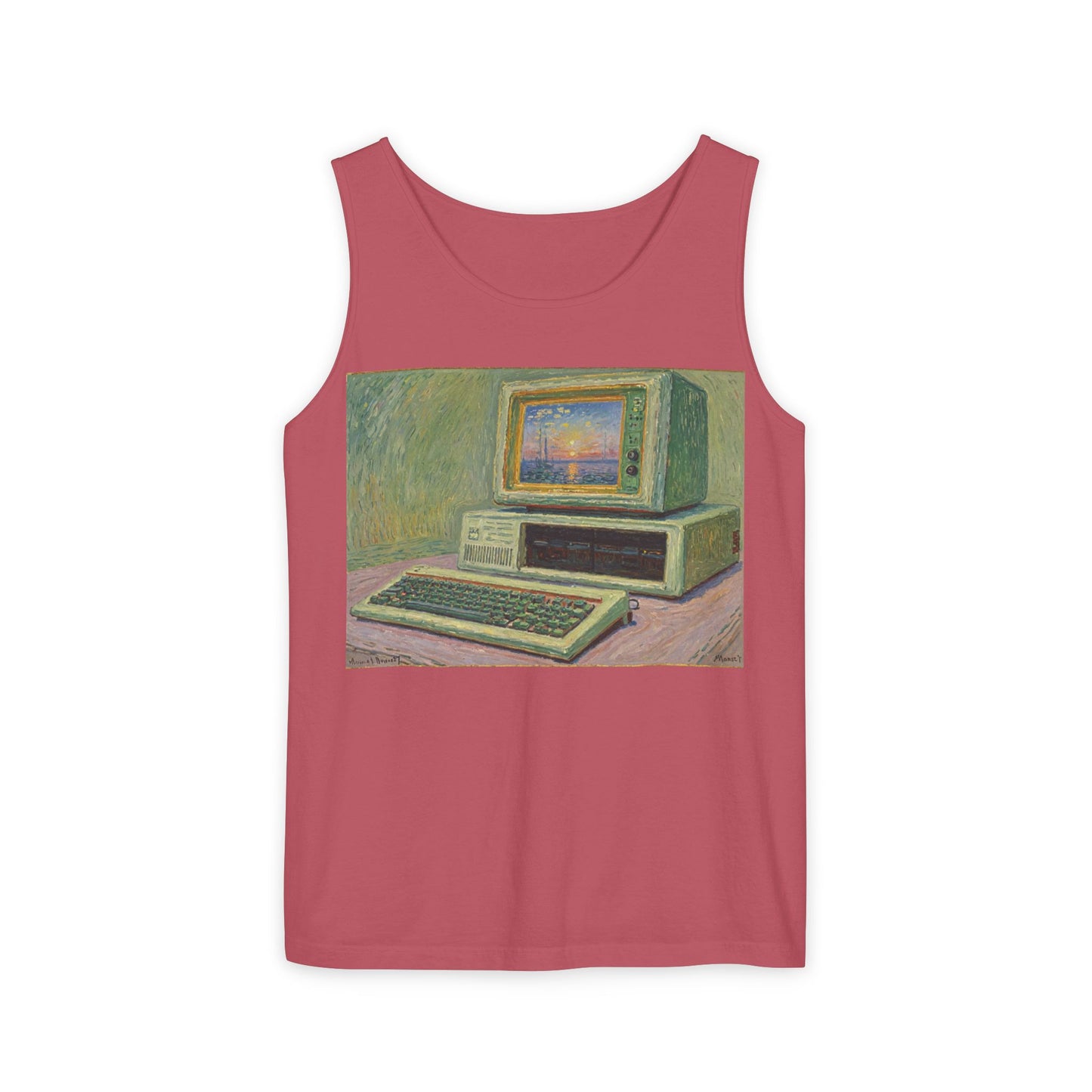 Classic PC Tank Top | Unisex Retro Graphic Tee for Tech Lovers, Summer Fashion, Gift for Nerds, Festival Wear, 80s Style