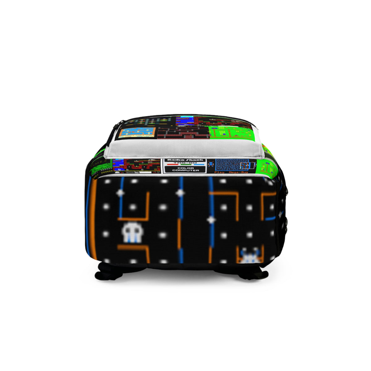 Color Computer Backpack — 8-Bit Pixels Video Game Print