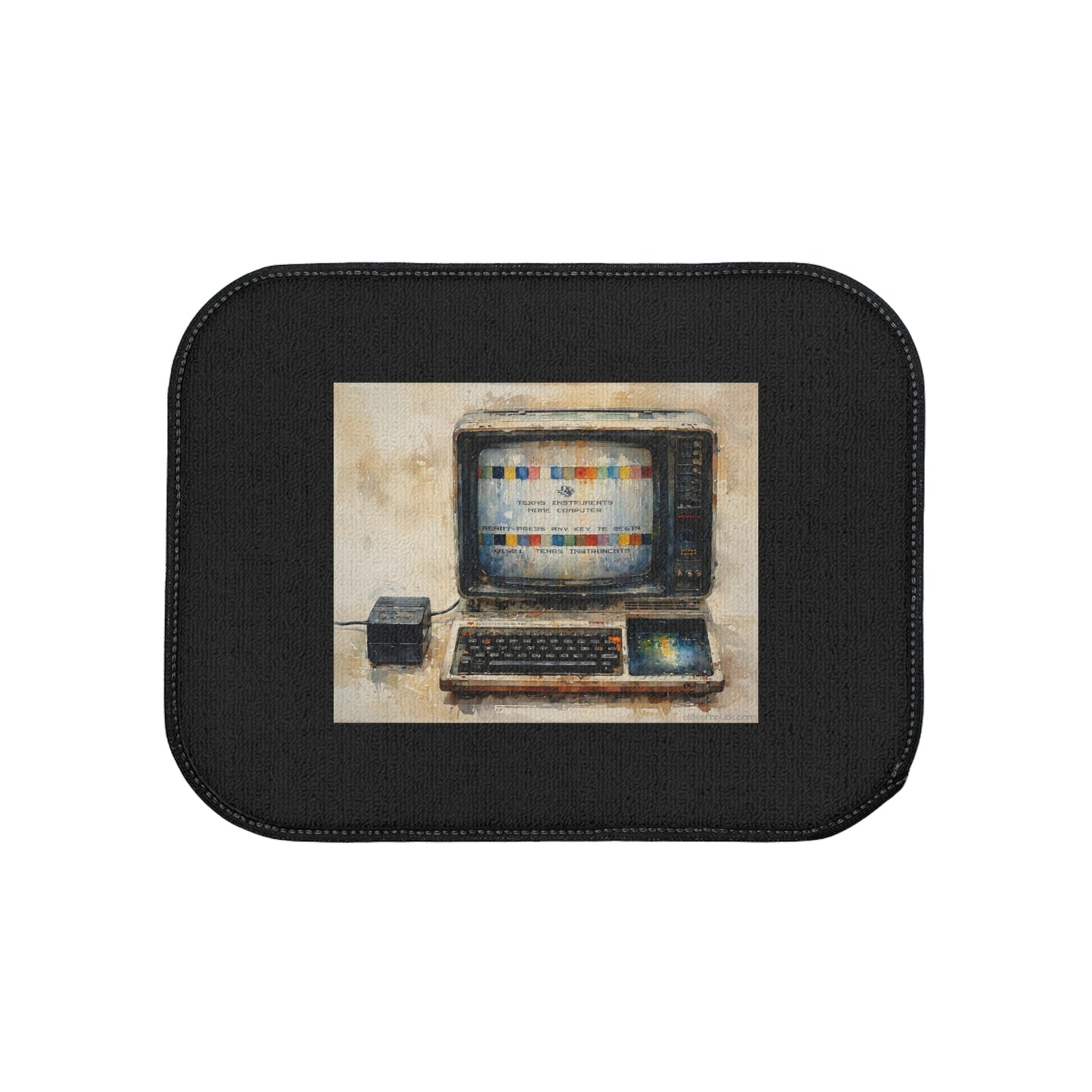 TI-99/4A Computer Inspired Car Floor Mat, Base Style, Retro Auto Accessories, Unique Gift for Tech Lovers, Fun Car Decor, Nostalgic Home Decor
