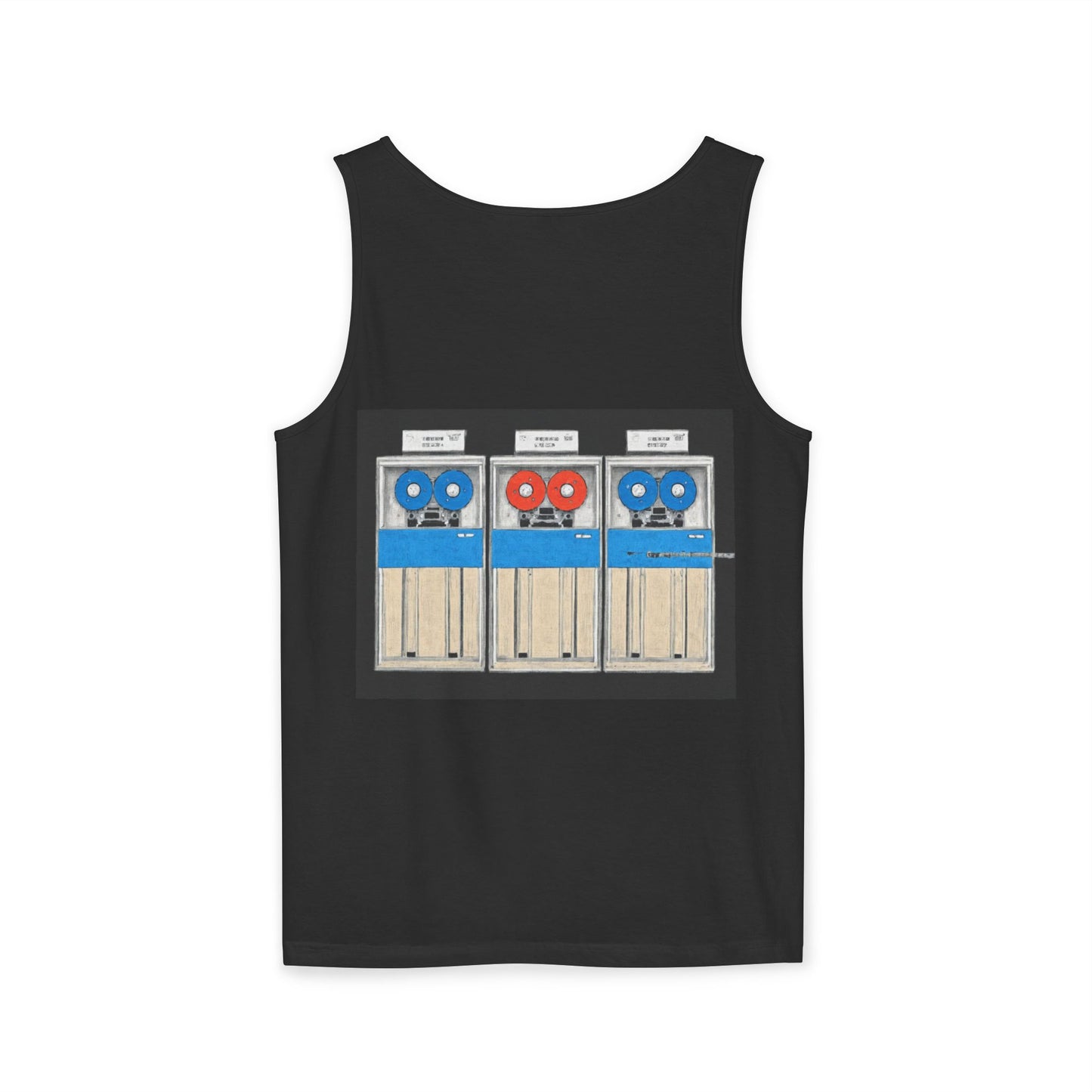 Mainframe Inspired Tank Top | Unisex Retro Graphic Tee for Tech Lovers, Summer Fashion, Gift for Nerds, Festival Wear, 80s Style