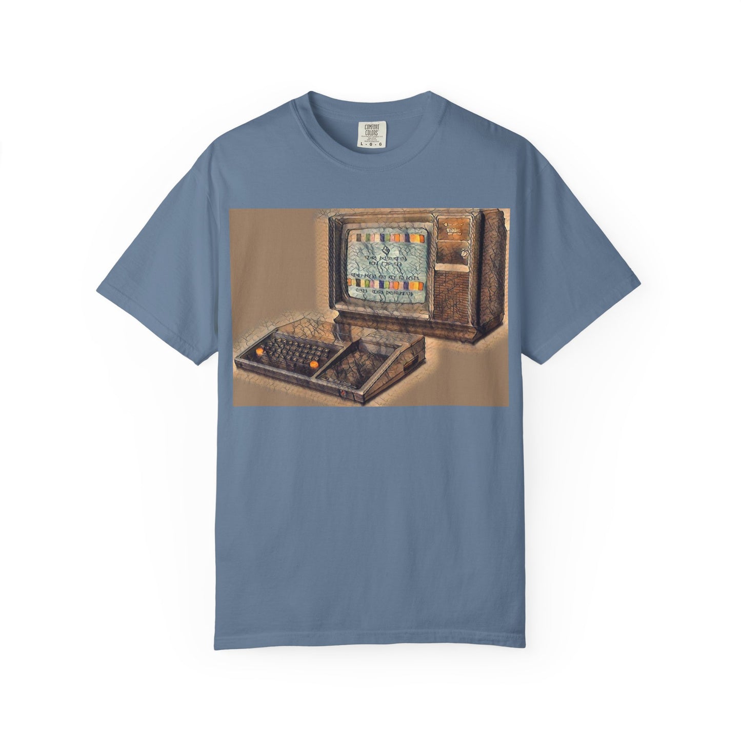 TI 99/4A Home Computer T-Shirt | Sepia/Color Art | Ideal for tech enthusiasts and collectors