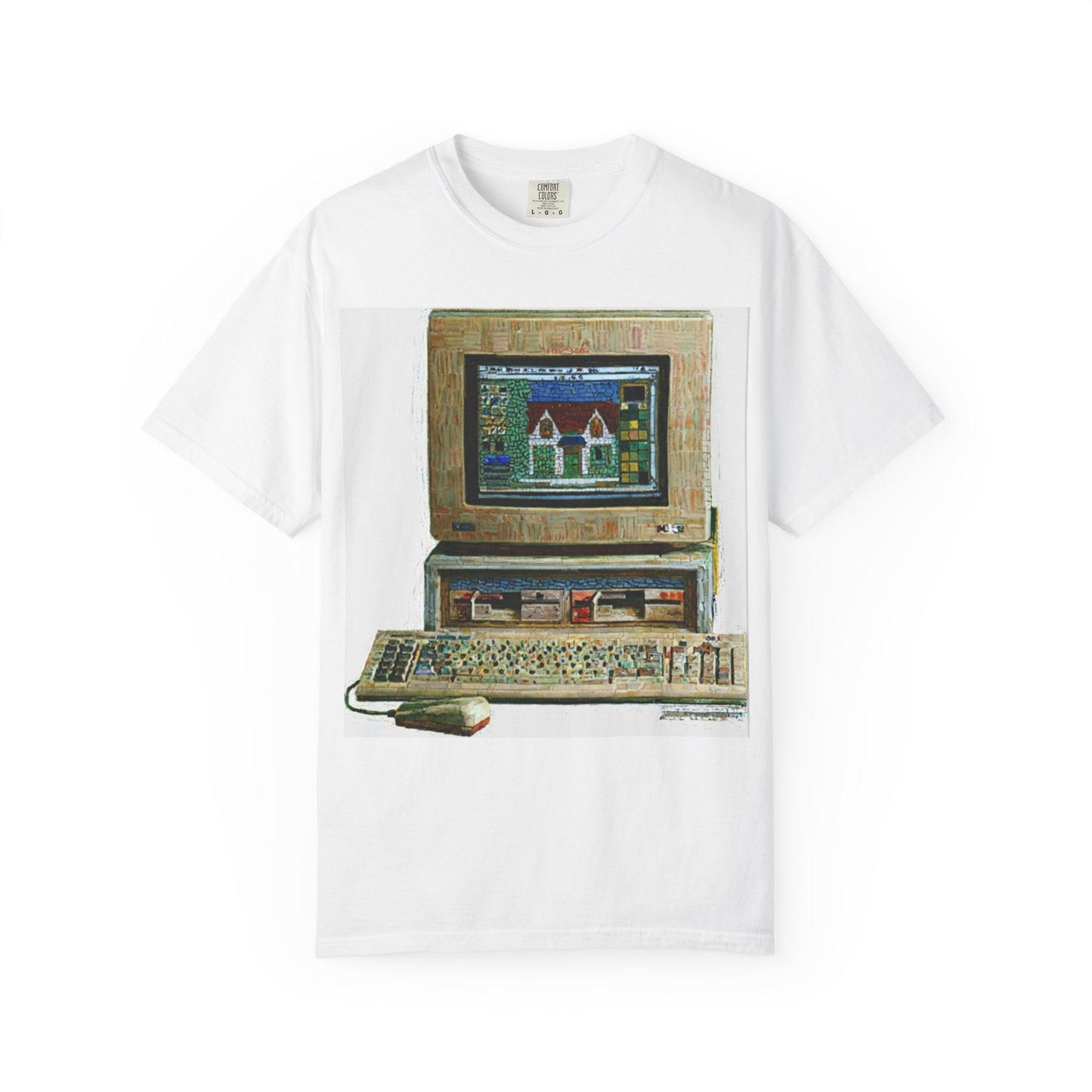 Classic business machine inspired T-Shirt | Oil Paint Art | Ideal for tech enthusiasts and collectors