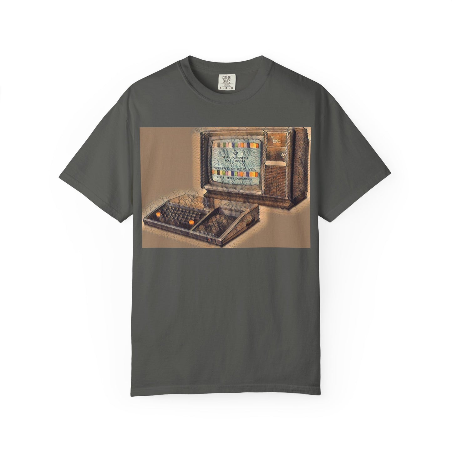 TI 99/4A Home Computer T-Shirt | Sepia/Color Art | Ideal for tech enthusiasts and collectors