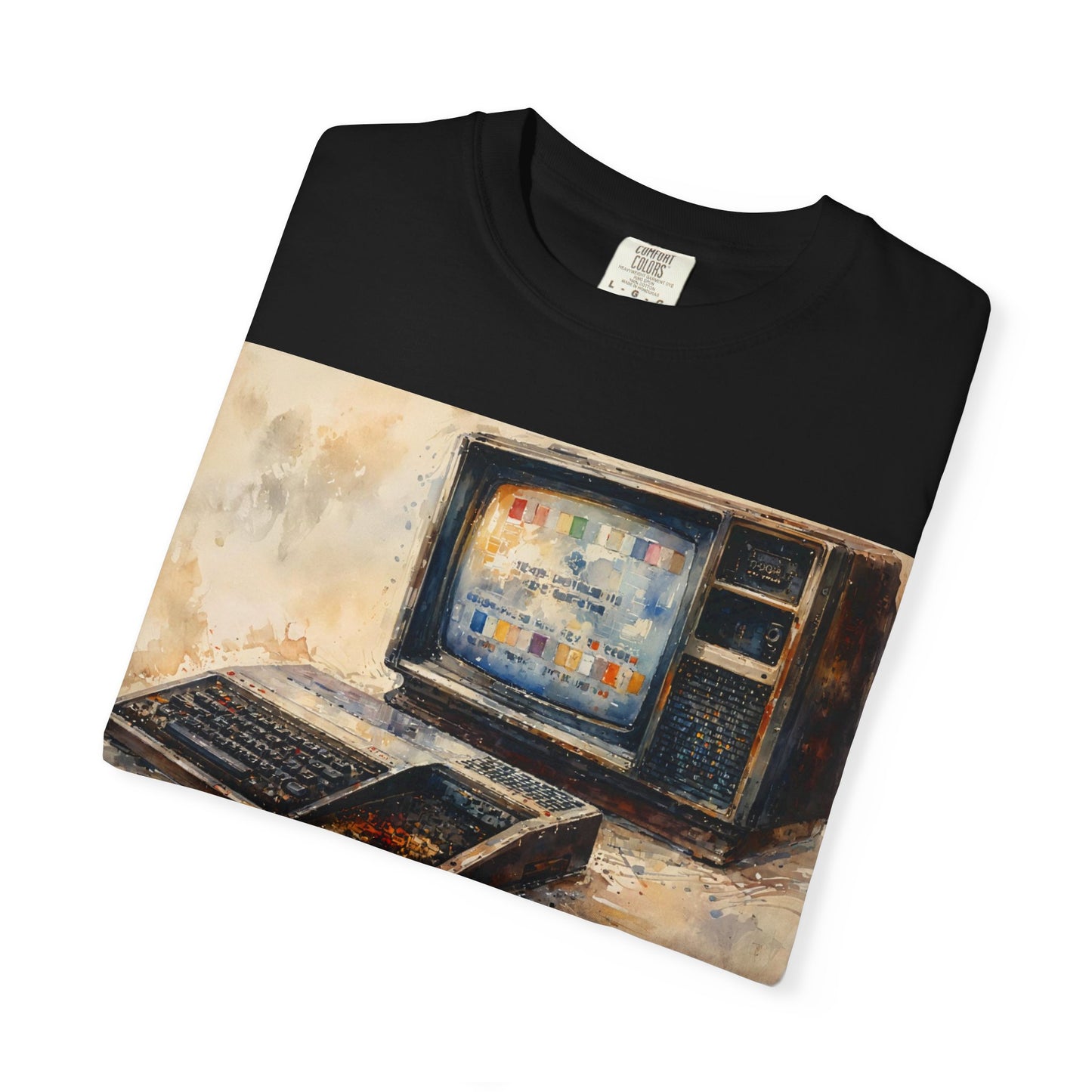 TI 99/4A Home Computer T-Shirt | Oil Art Color | Ideal for tech enthusiasts and collectors