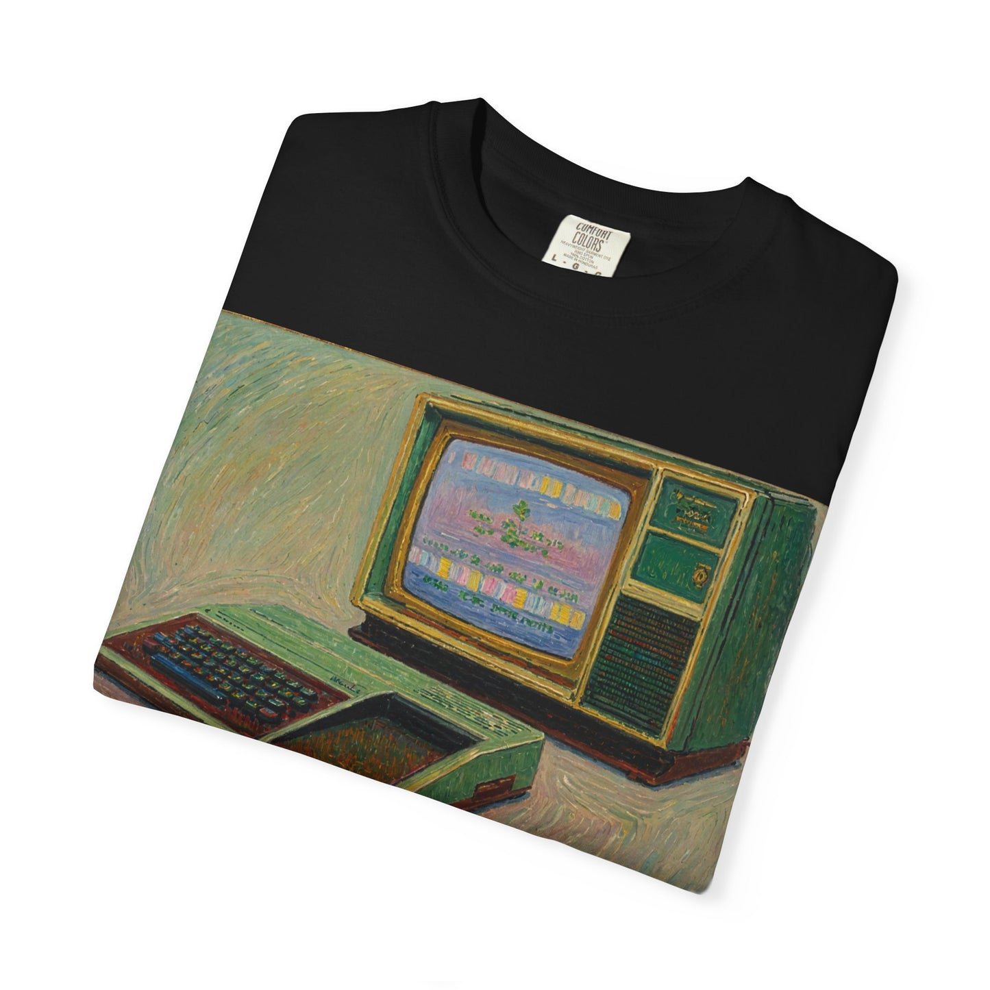 TI 99/4A Home Computer T-Shirt | Oil Art 2 | Ideal for tech enthusiasts and collectors